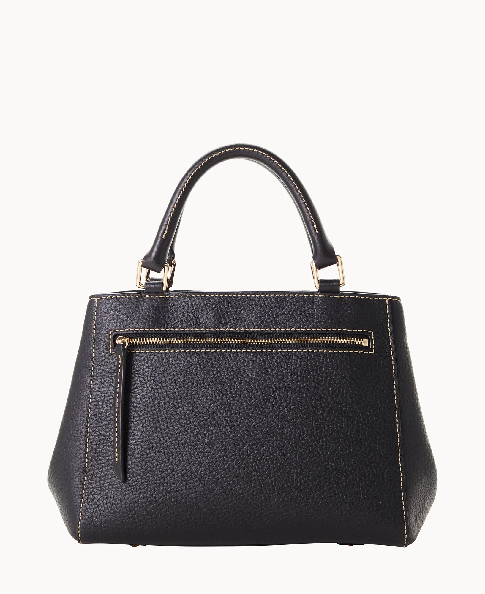 Pebble Grain Small Zip Satchel - Image 24