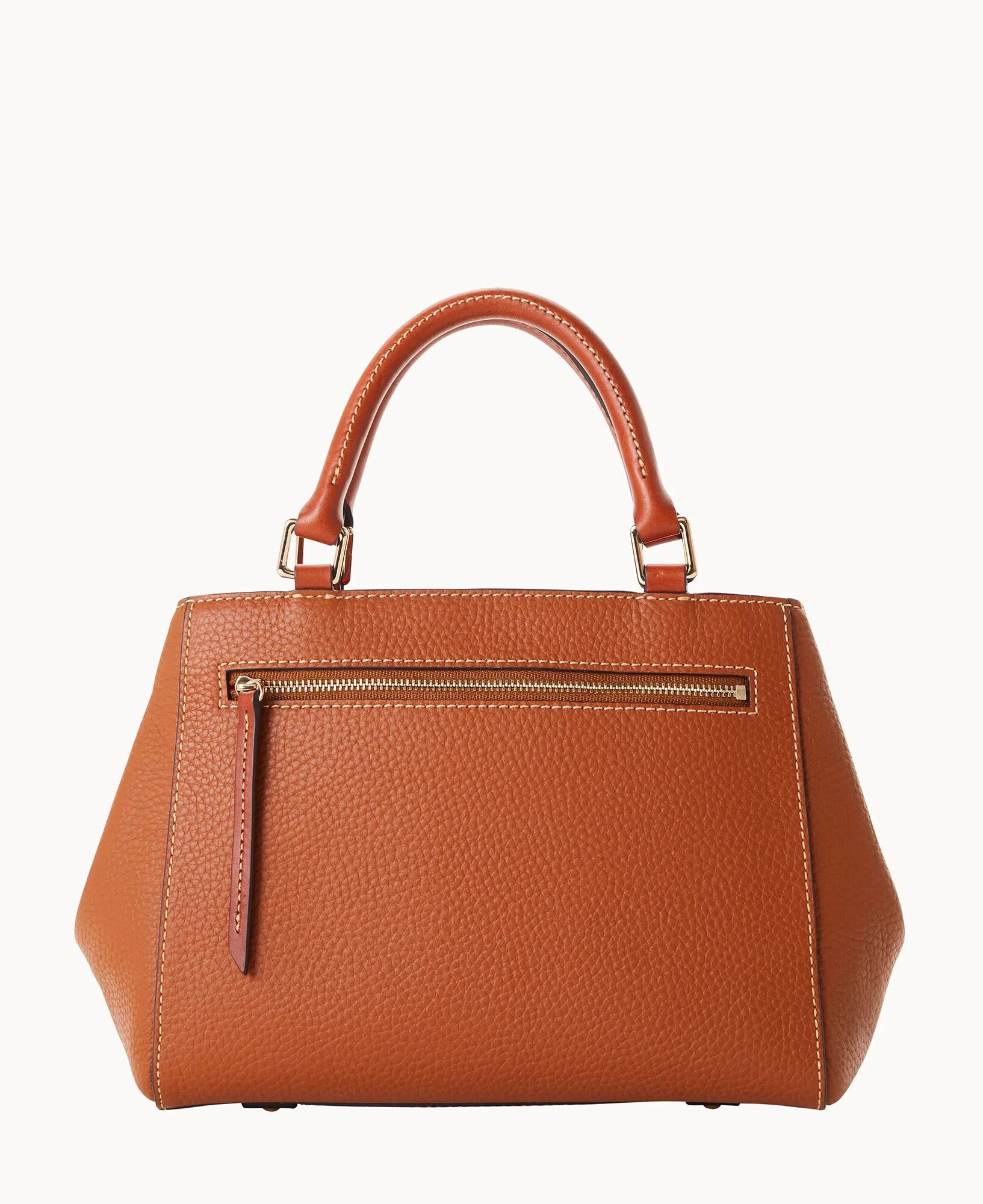 Pebble Grain Small Zip Satchel - Image 84
