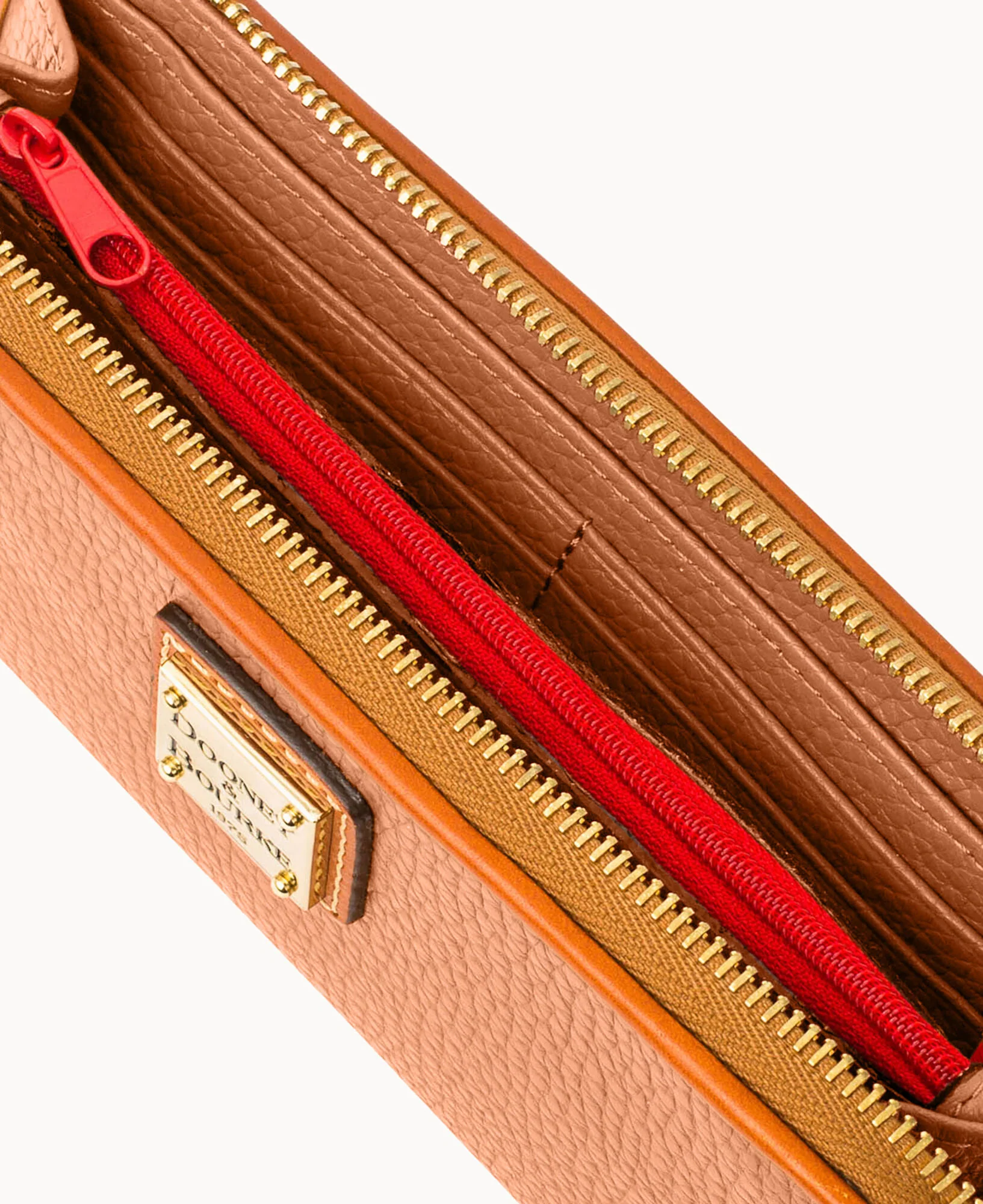 Pebble Grain Zip Clutch - Image 33