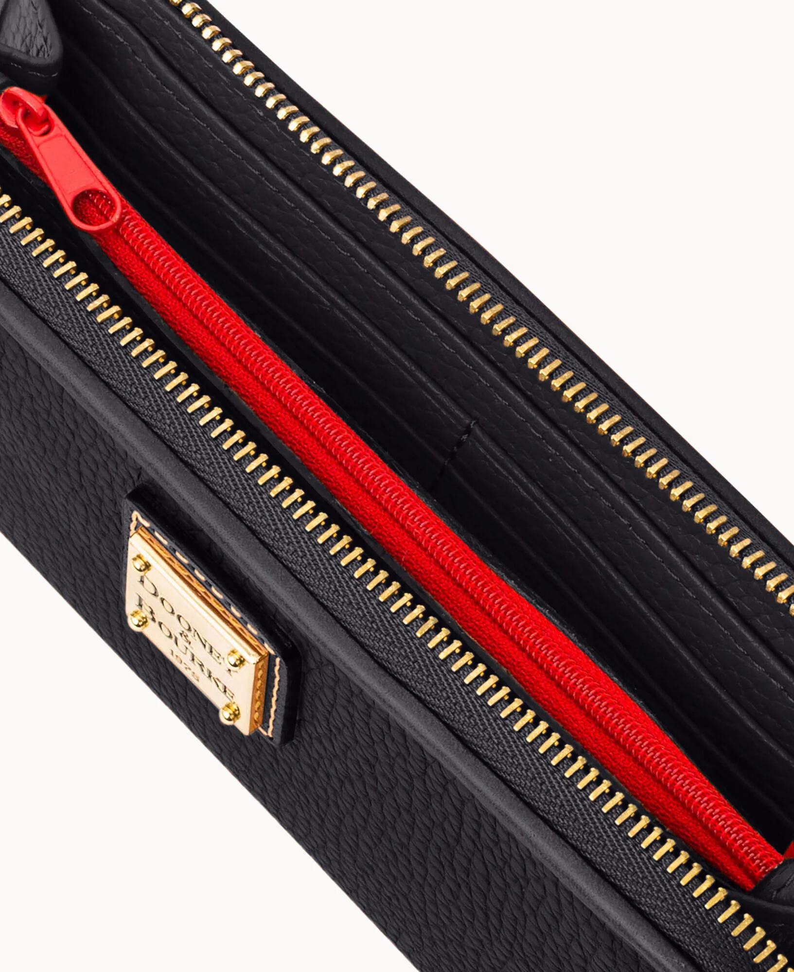 Pebble Grain Zip Clutch - Image 6