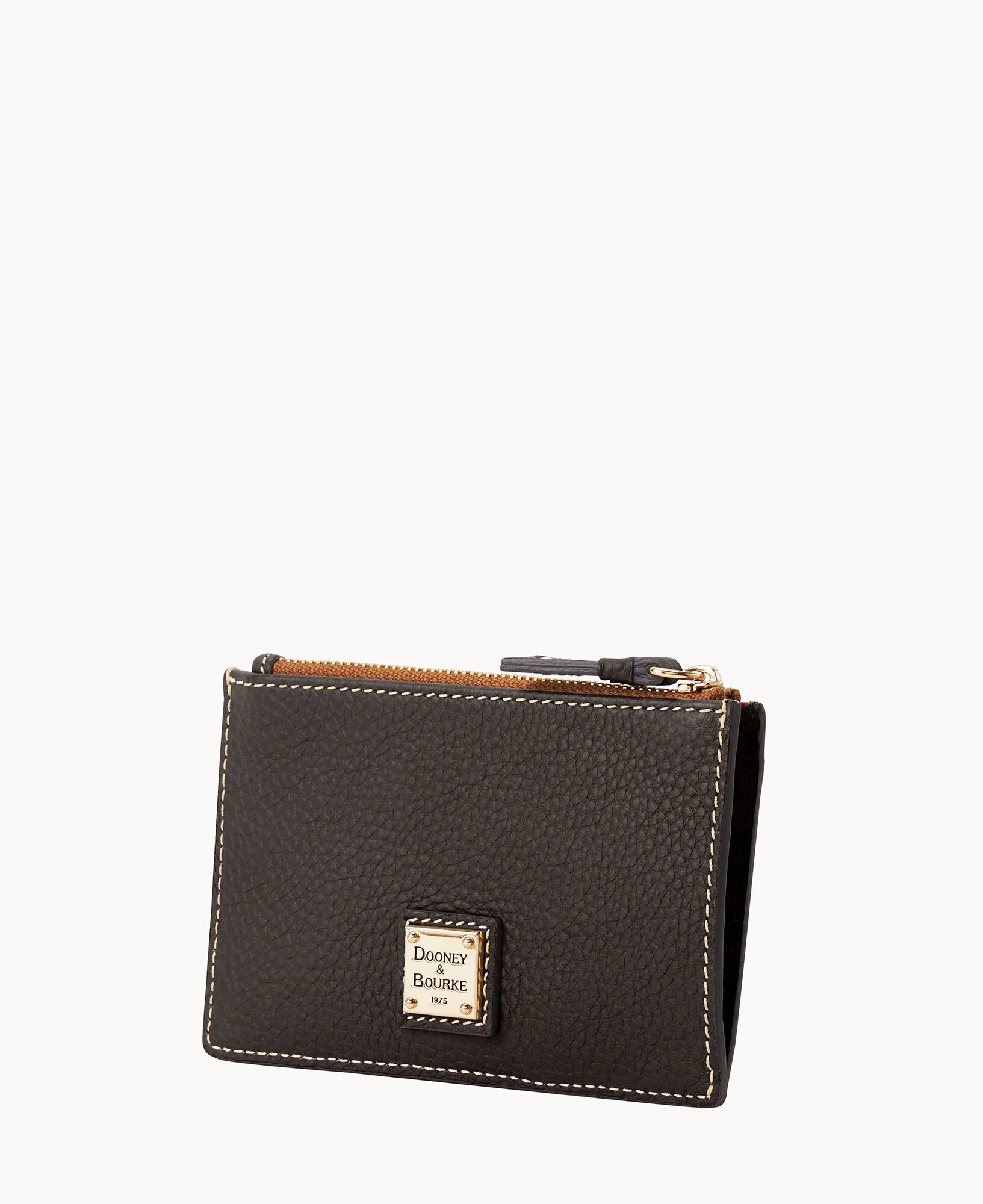 Pebble Grain Zip Credit Card Case - Image 14