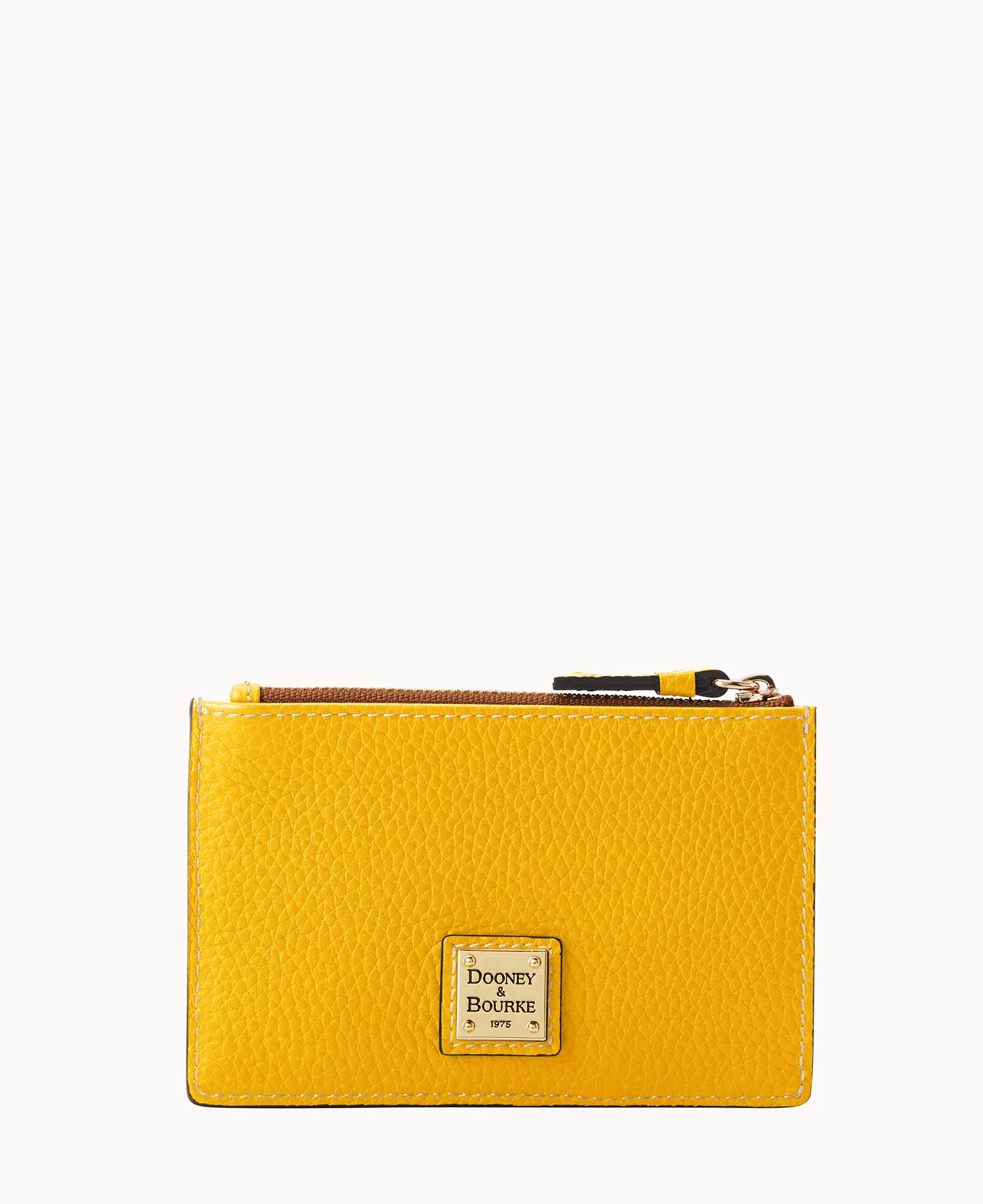 Pebble Grain Zip Credit Card Case - Image 34