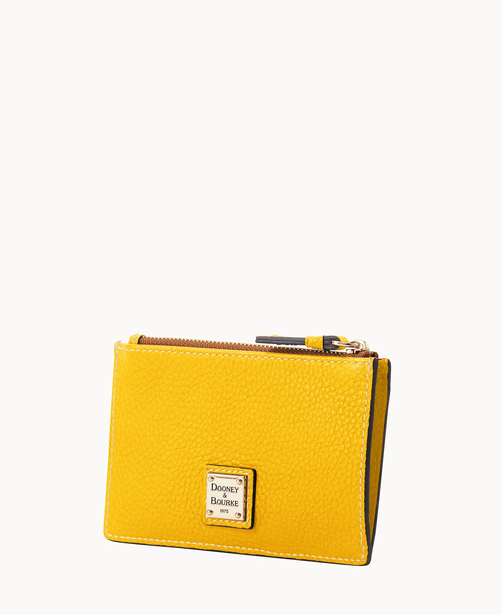 Pebble Grain Zip Credit Card Case - Image 35