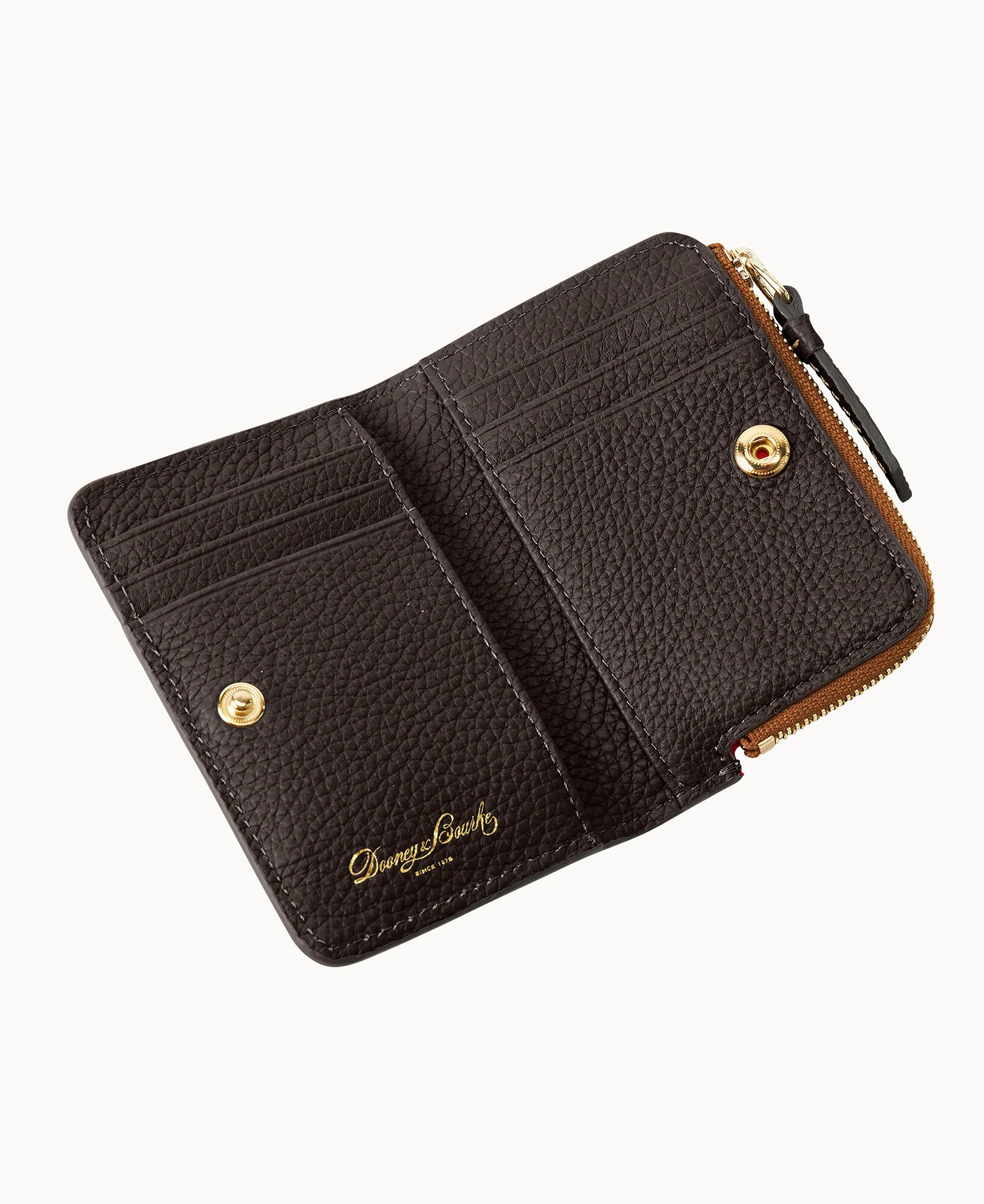 Pebble Grain Zip Credit Card Wallet 12 - Image 30