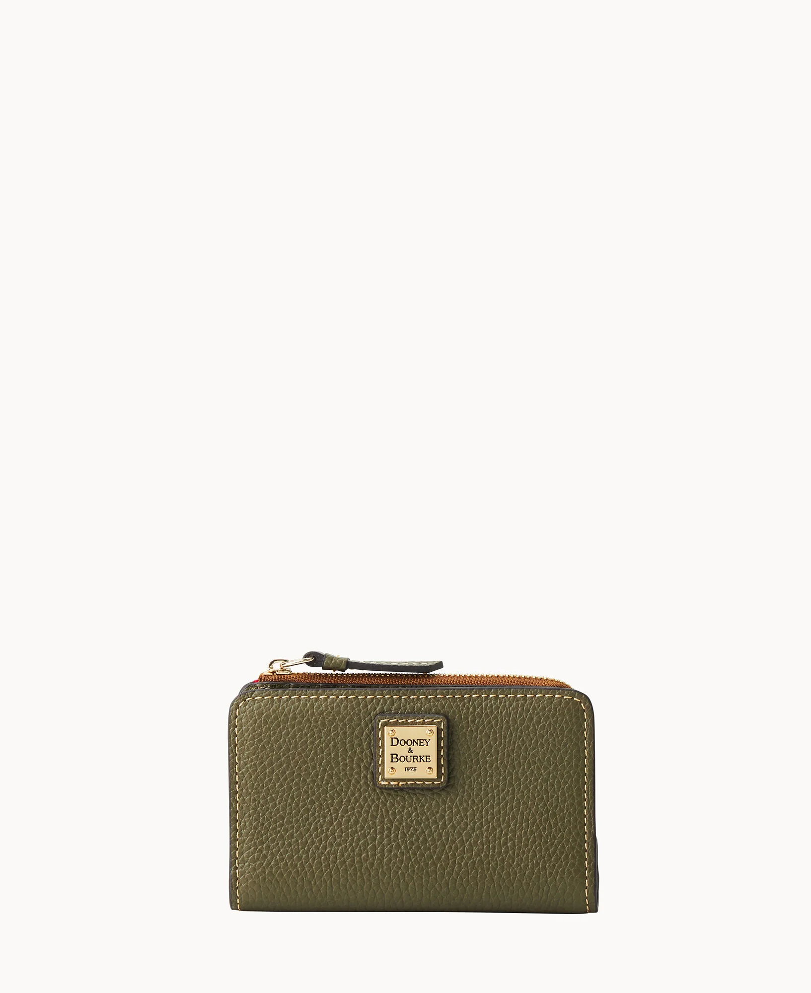 Pebble Grain Zip Credit Card Wallet 14 - Image 37