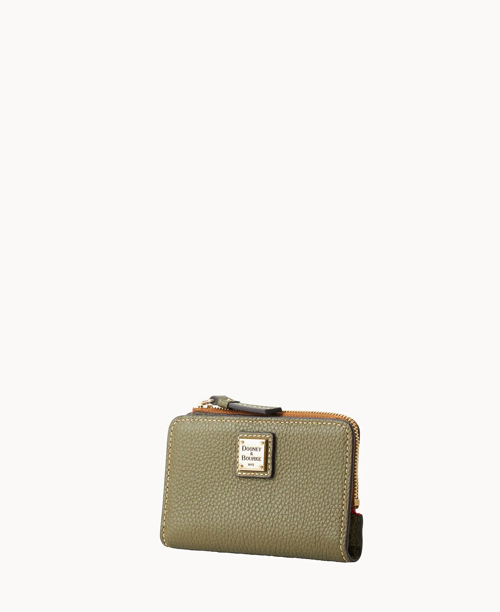 Pebble Grain Zip Credit Card Wallet 14 - Image 38