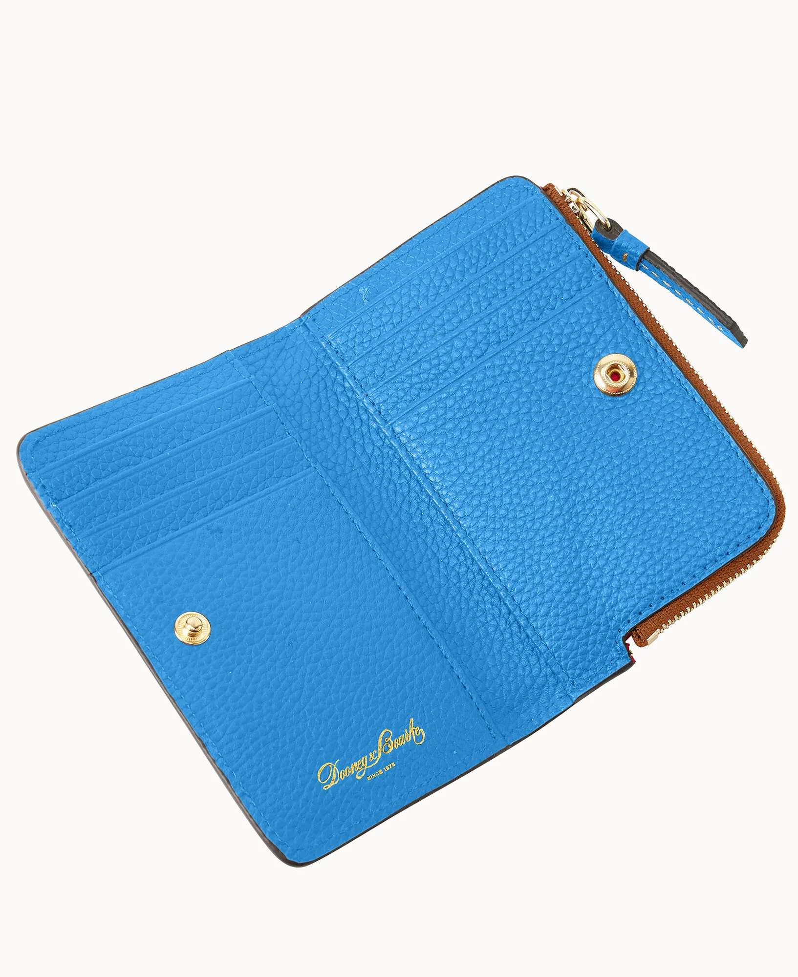 Pebble Grain Zip Credit Card Wallet 14 - Image 51