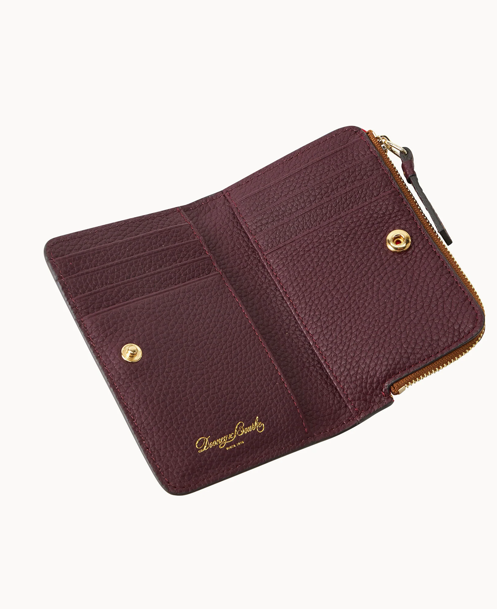 Pebble Grain Zip Credit Card Wallet 14 - Image 6