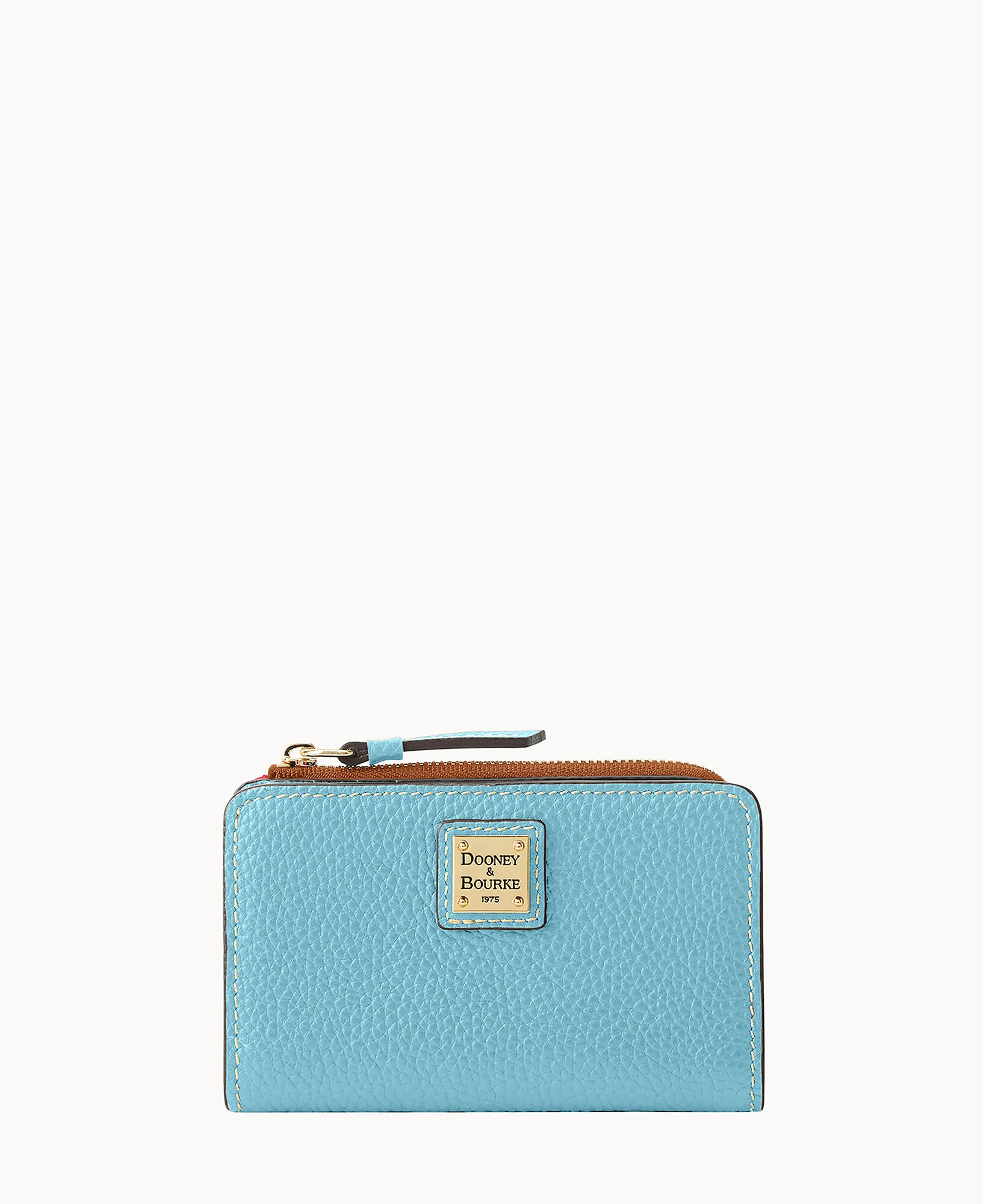 Pebble Grain Zip Credit Card Wallet 14 - Image 61