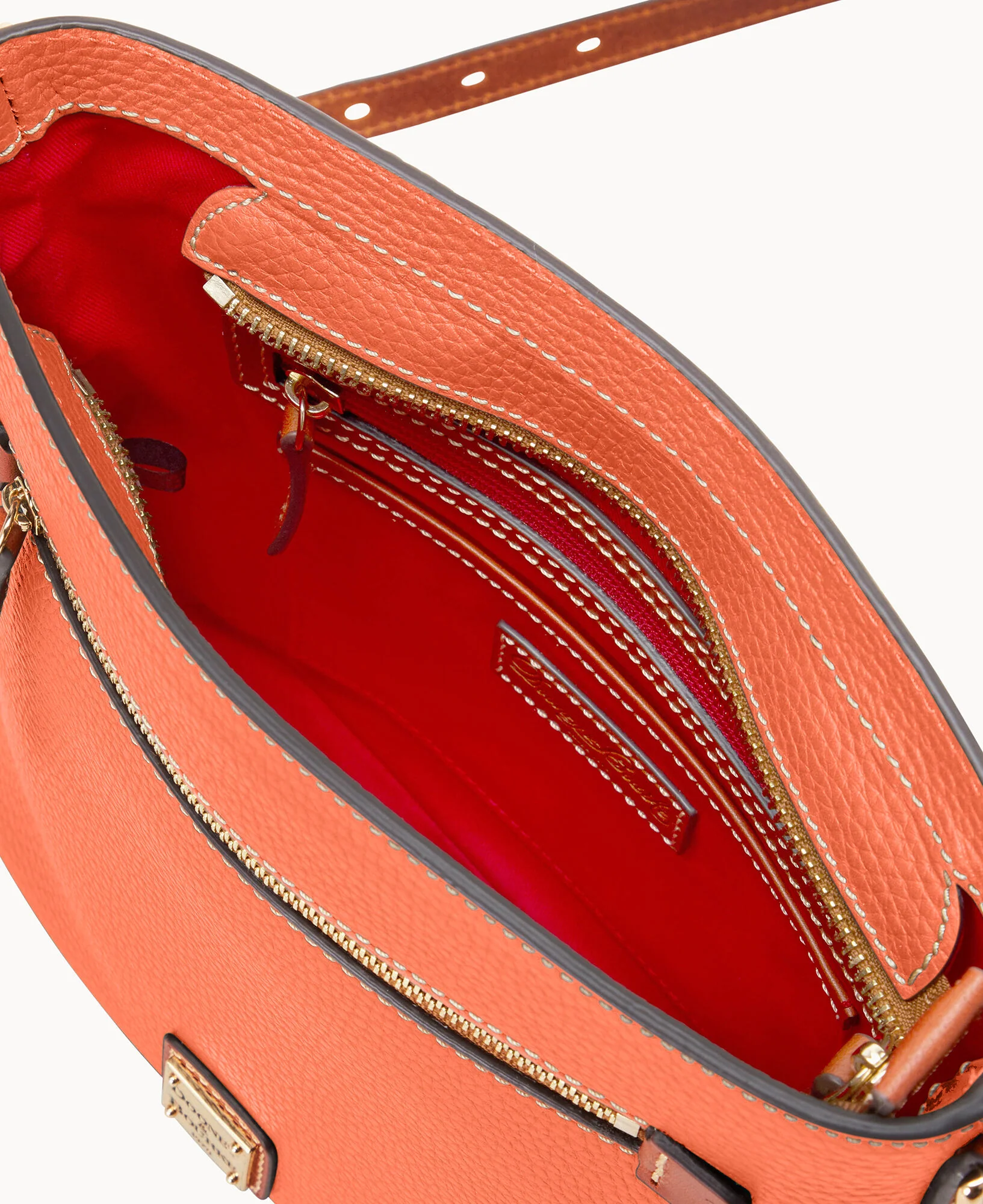 Pebble Grain Zip Crossbody - Image 13
