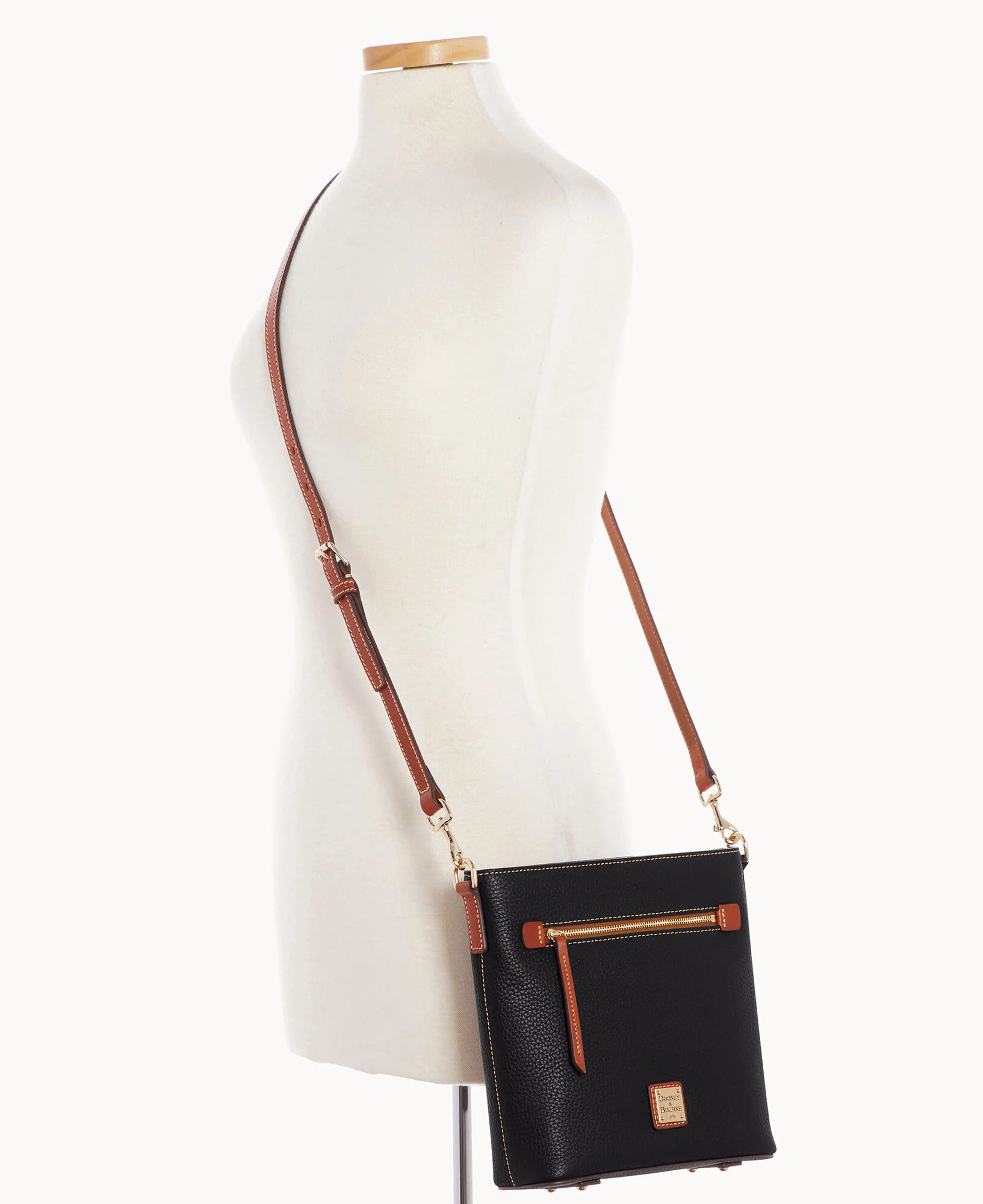 Pebble Grain Zip Crossbody - Image 27