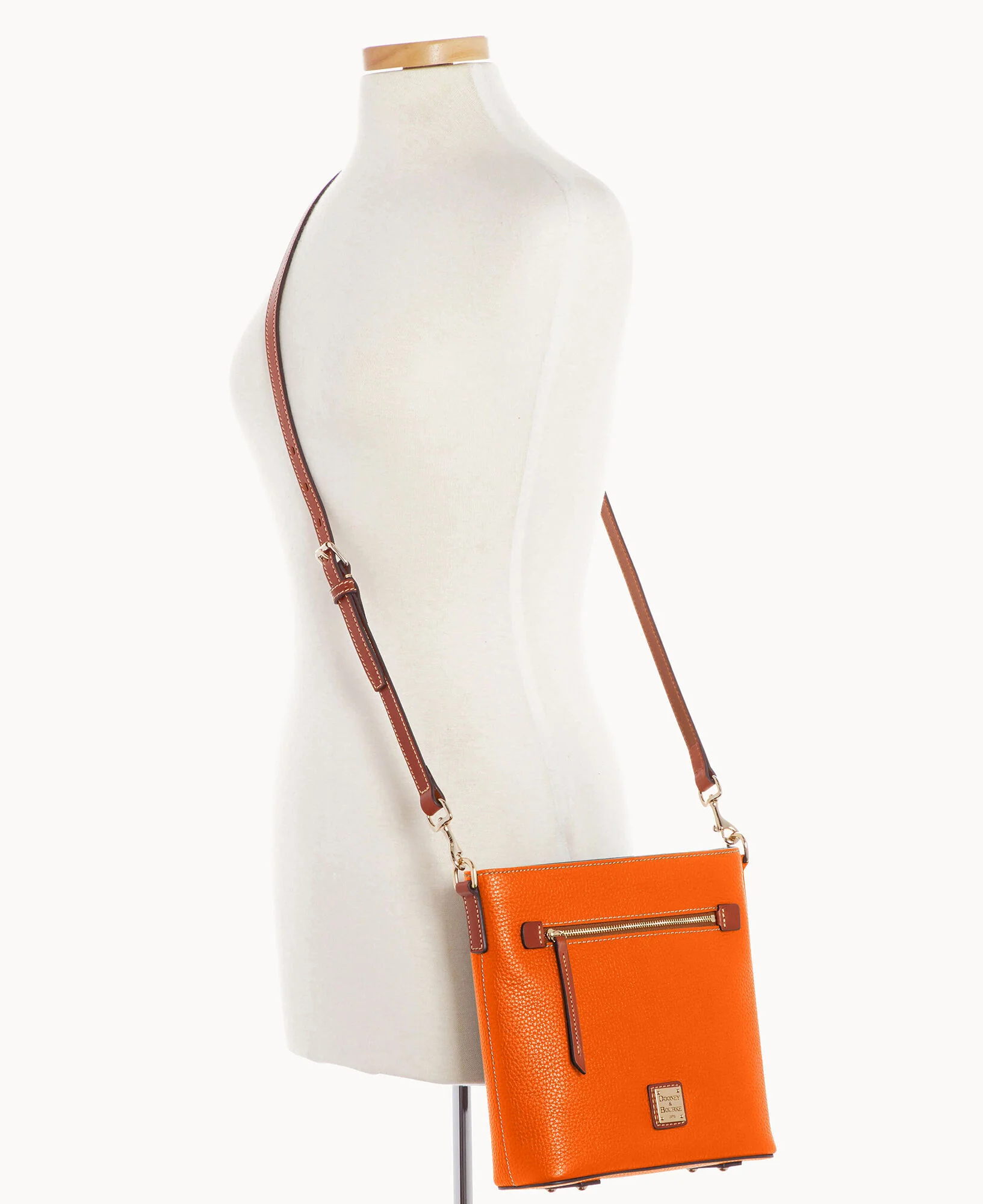 Pebble Grain Zip Crossbody - Image 3
