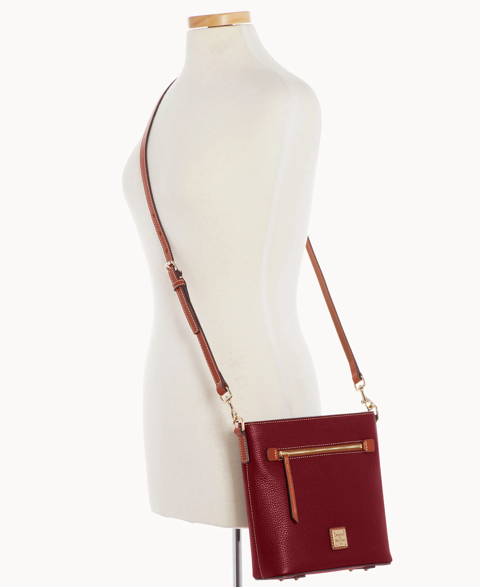 Pebble Grain Zip Crossbody - Image 31