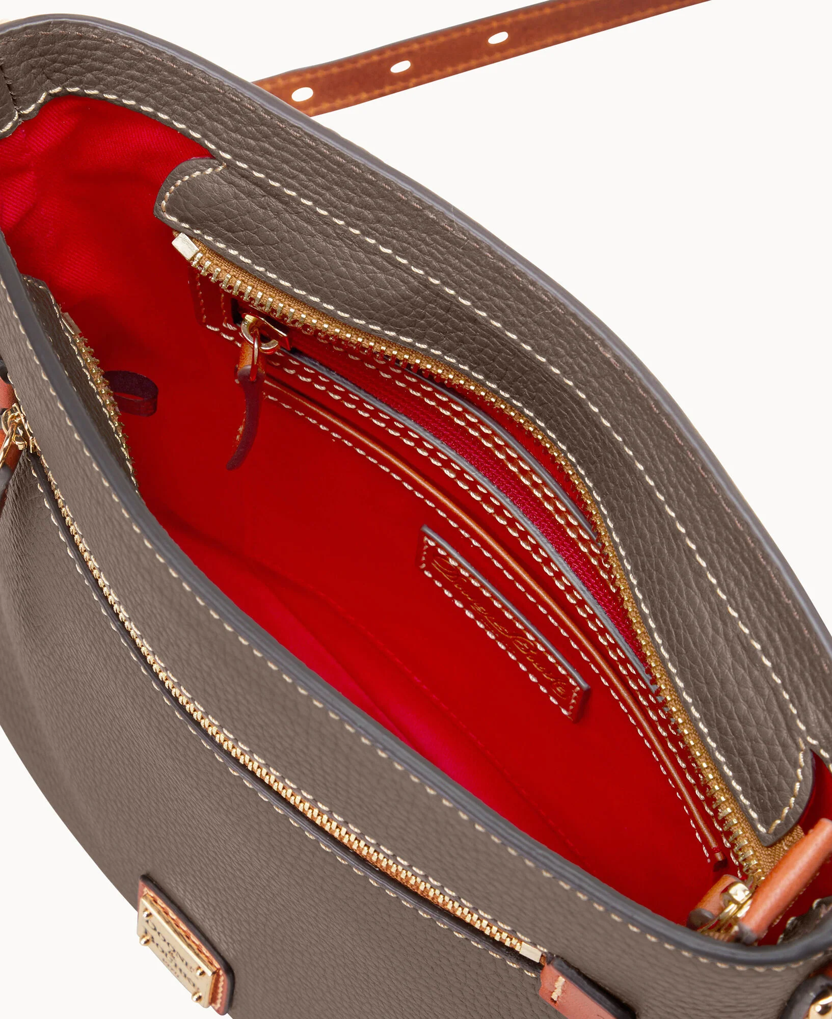 Pebble Grain Zip Crossbody - Image 38