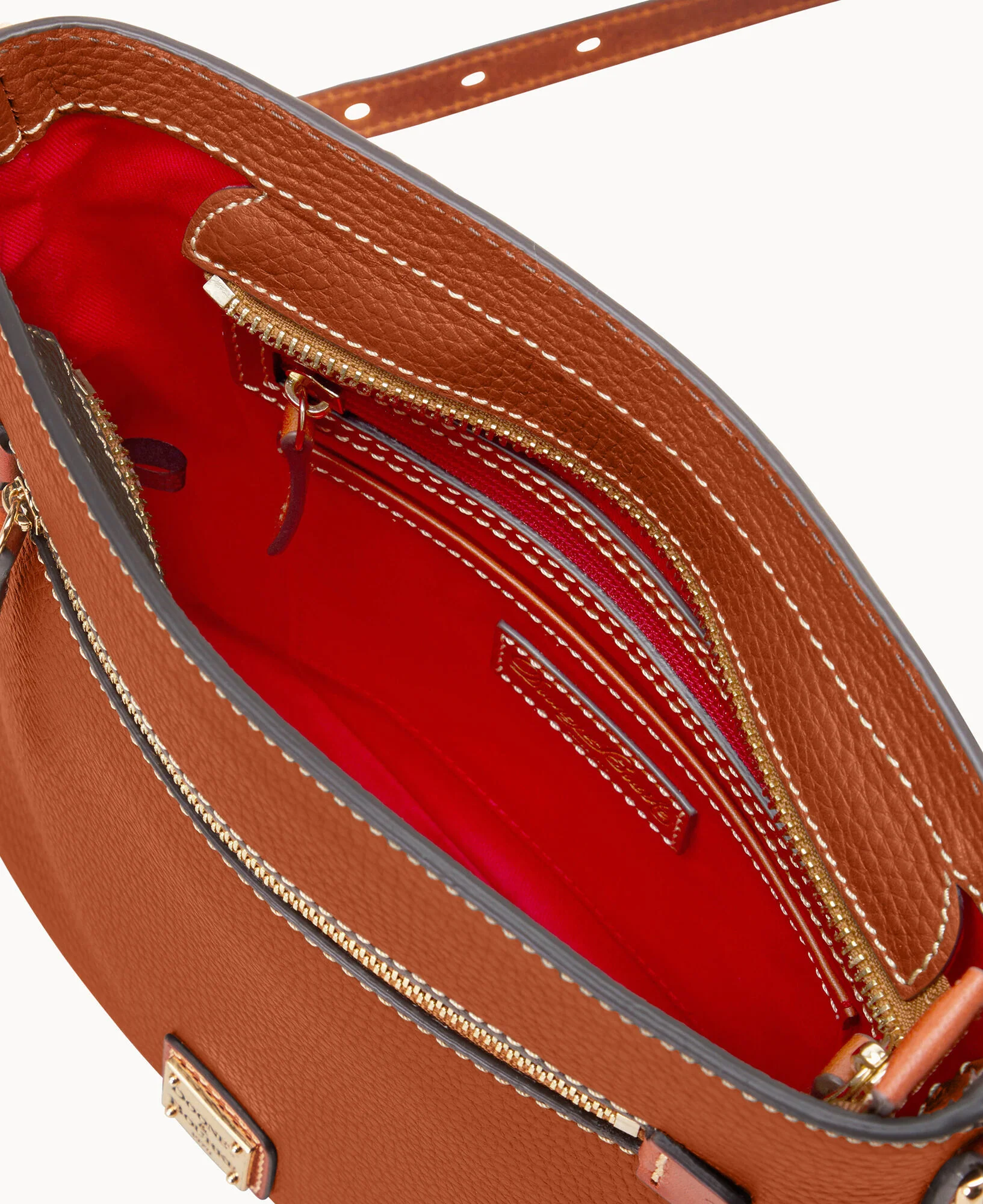 Pebble Grain Zip Crossbody - Image 6