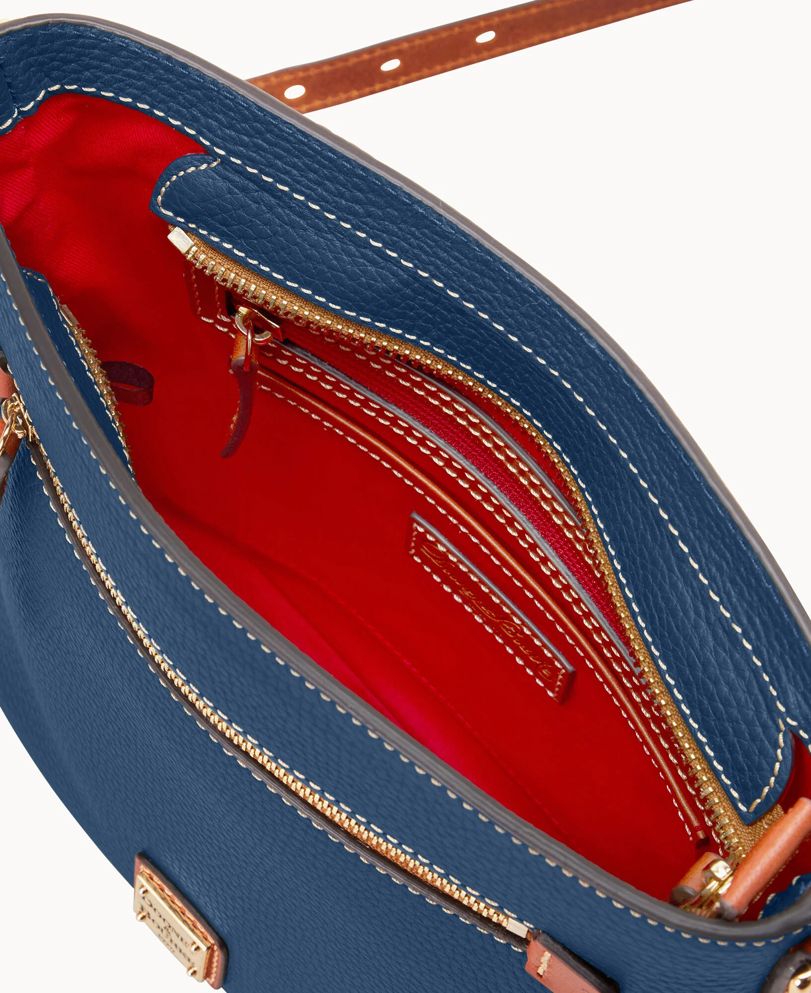 Pebble Grain Zip Crossbody - Image 70