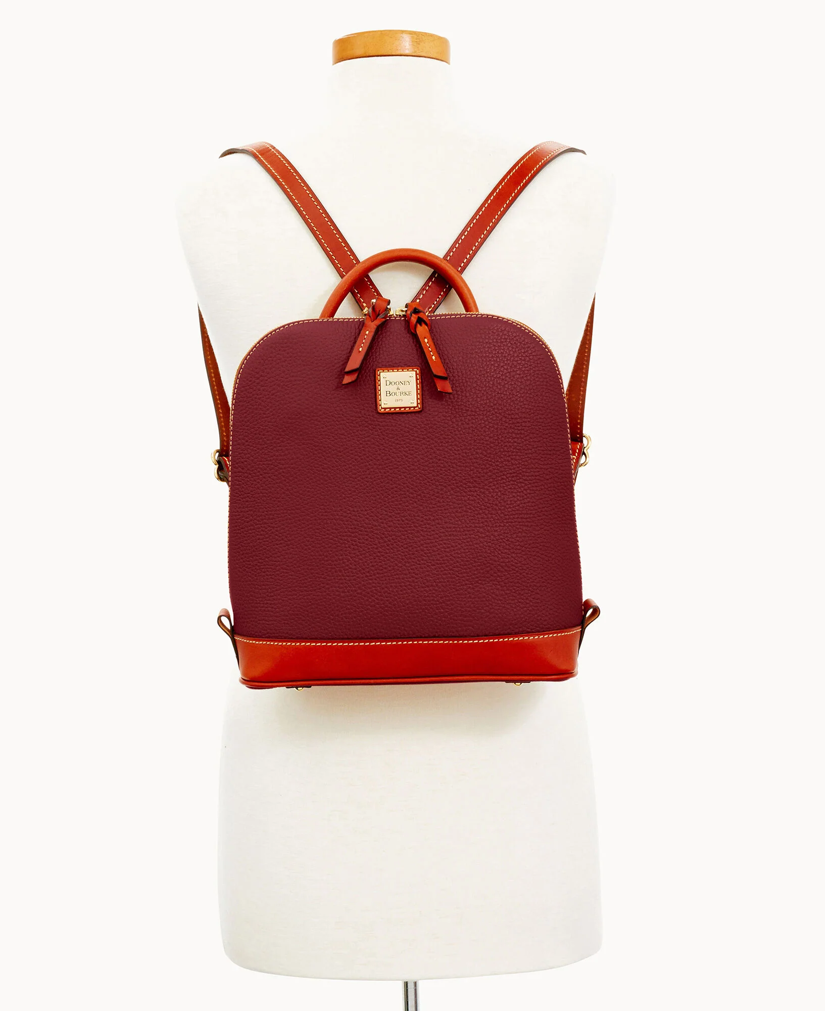 Pebble Grain Zip Pod Backpack - Image 29