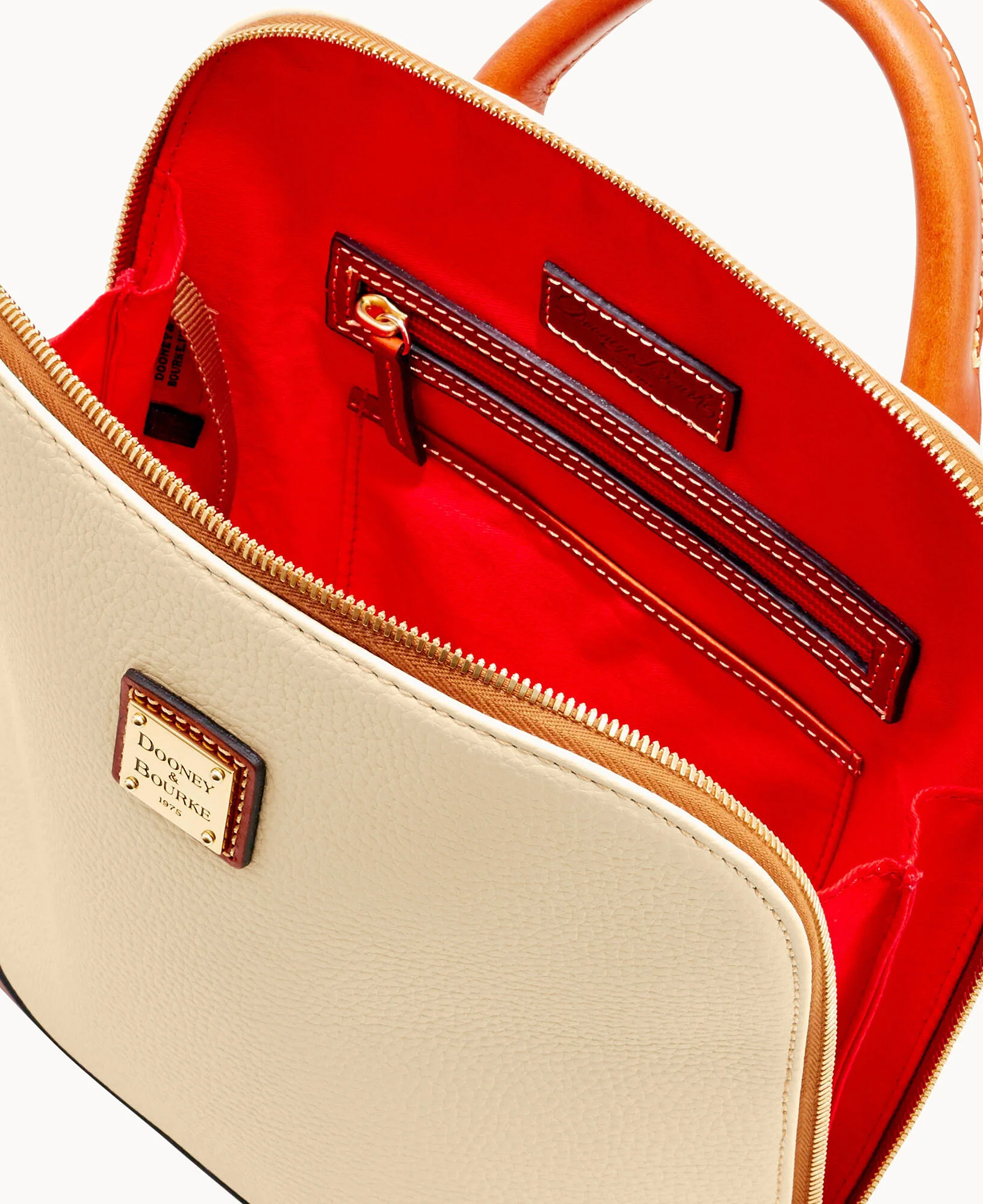 Pebble Grain Zip Pod Backpack - Image 31