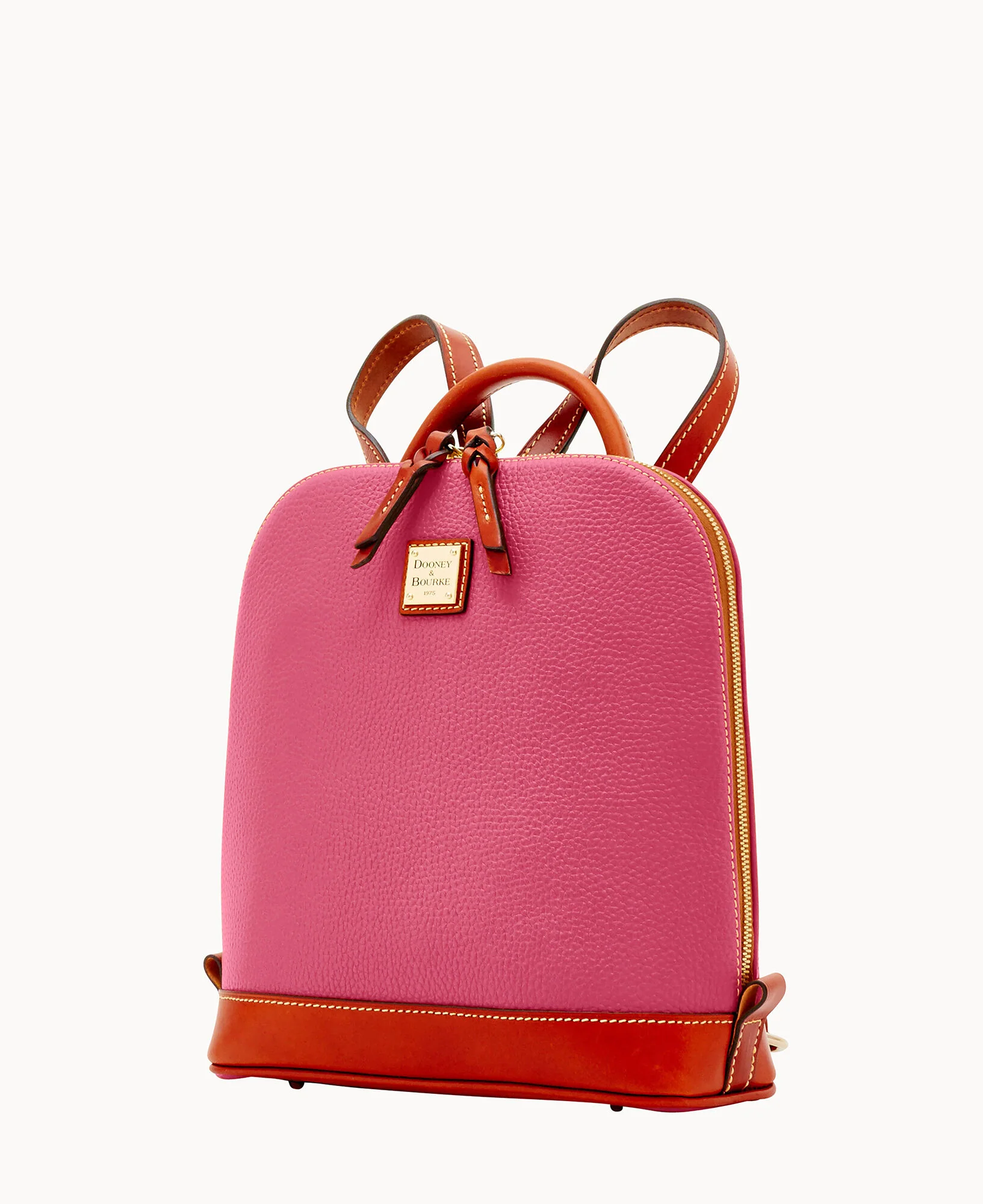 Pebble Grain Zip Pod Backpack - Image 34