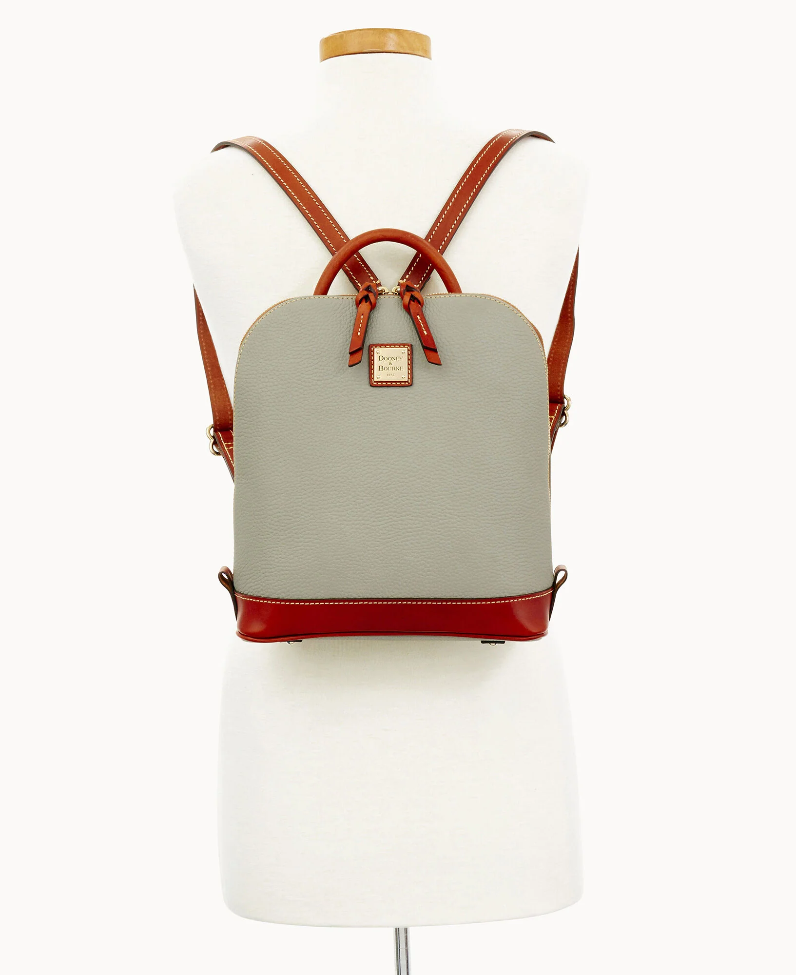 Pebble Grain Zip Pod Backpack - Image 40