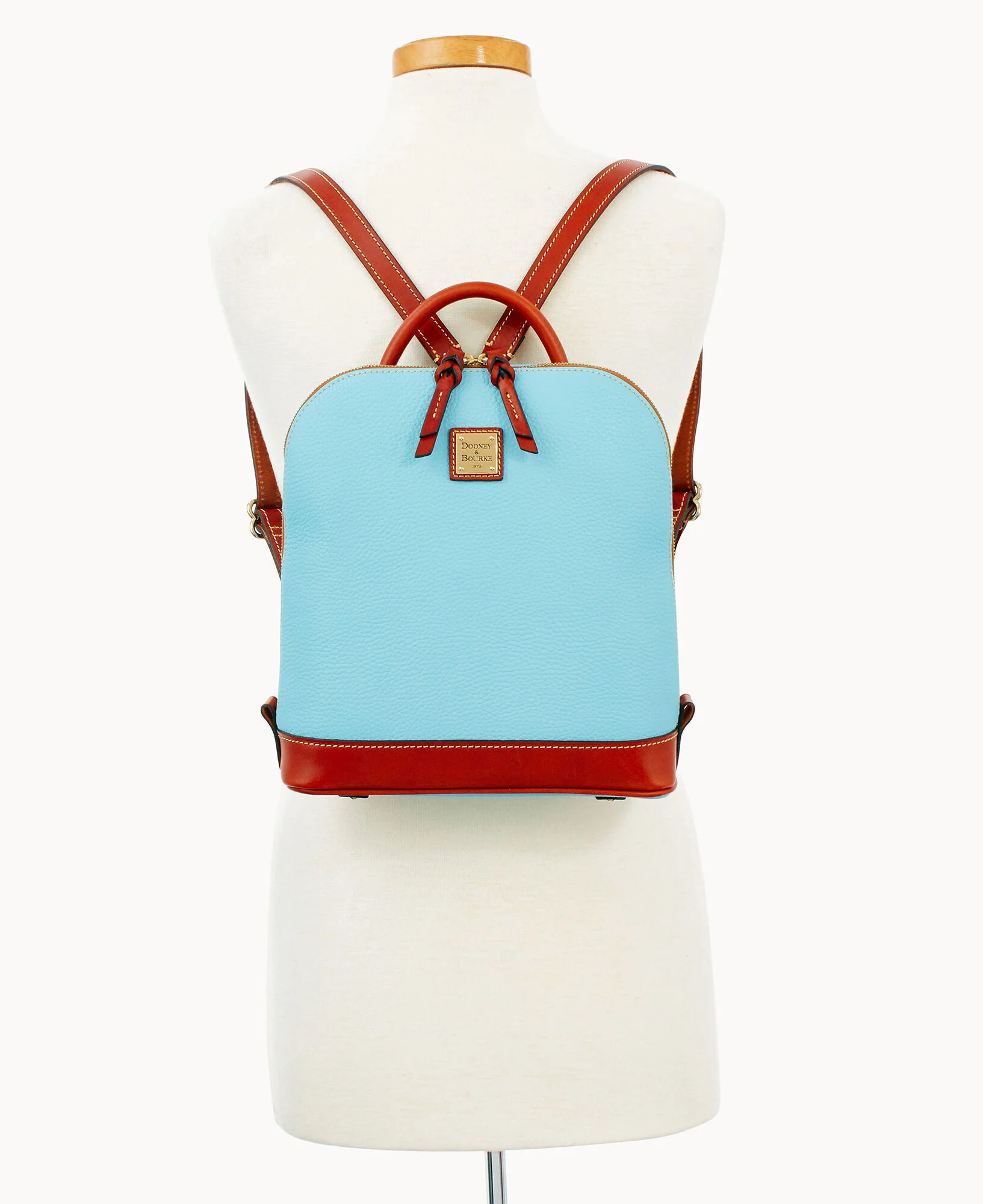 Pebble Grain Zip Pod Backpack - Image 44