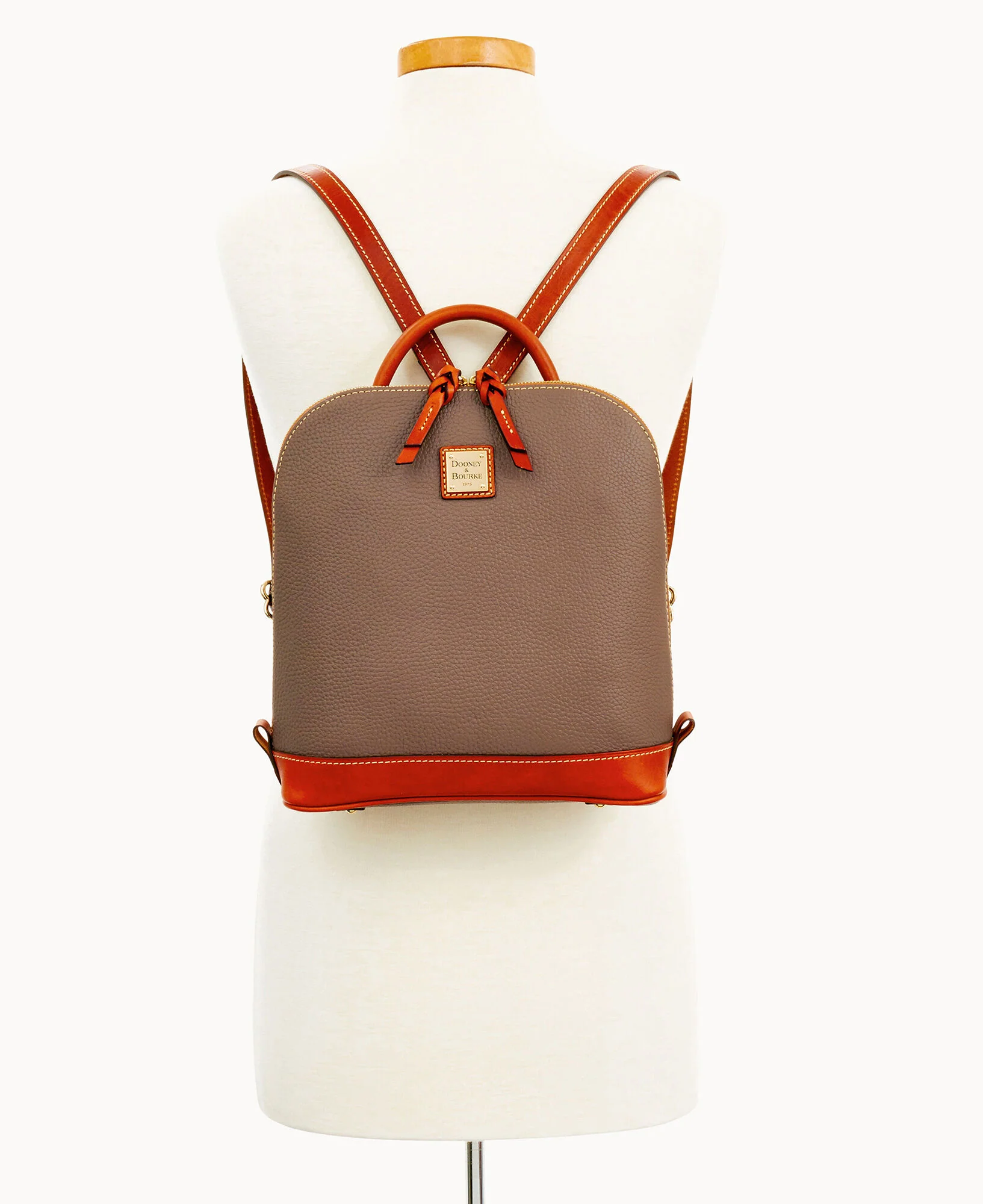 Pebble Grain Zip Pod Backpack - Image 60