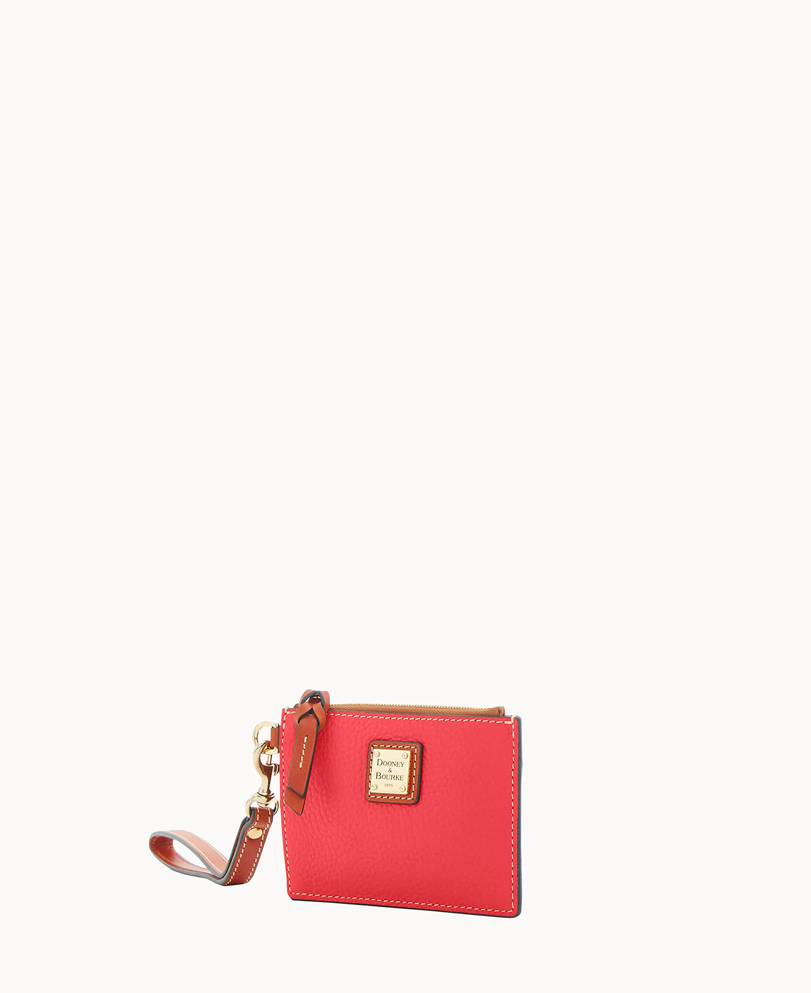 Pebble Grain Zip Top Card Case Wristlet - Image 162