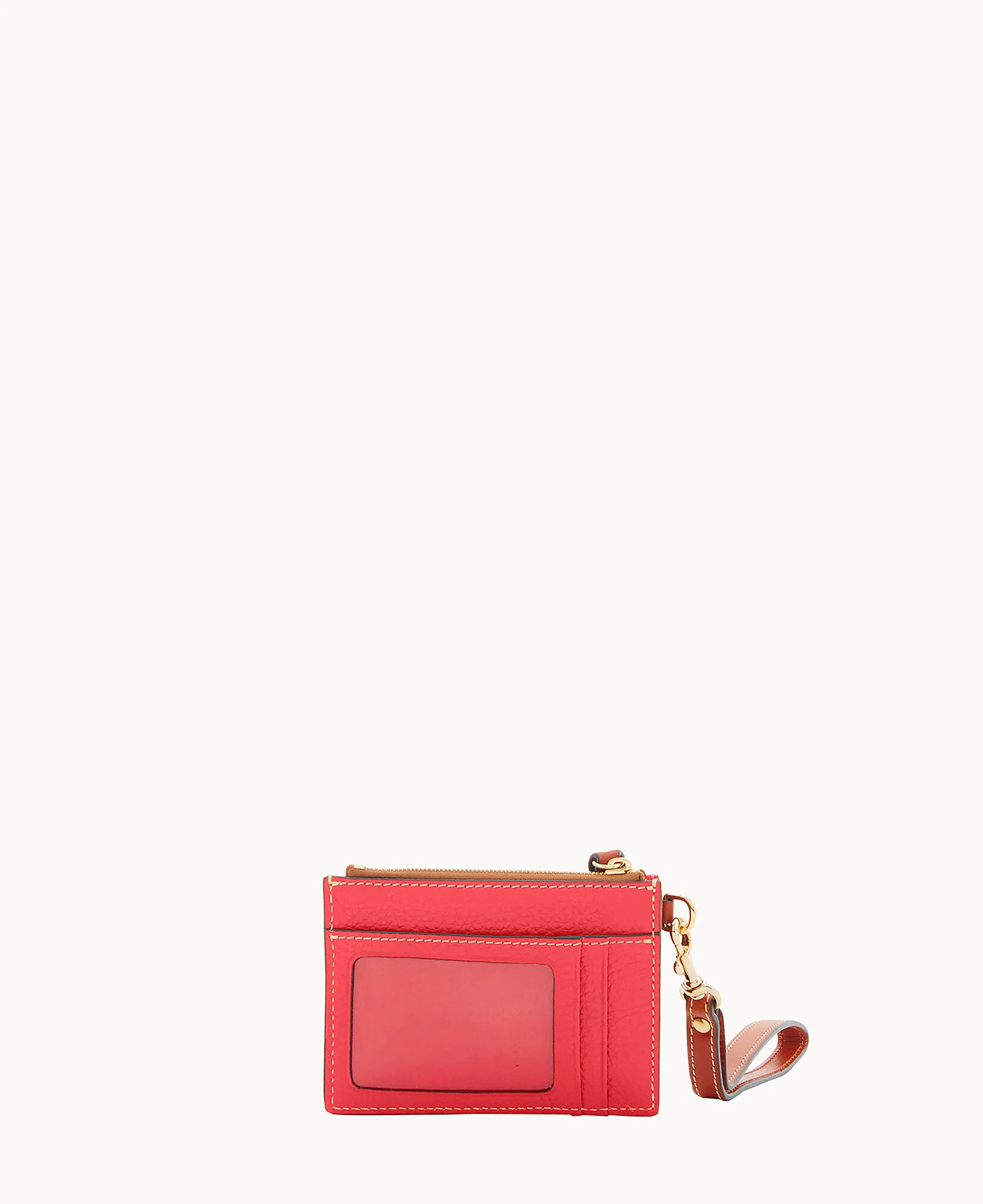 Pebble Grain Zip Top Card Case Wristlet - Image 164