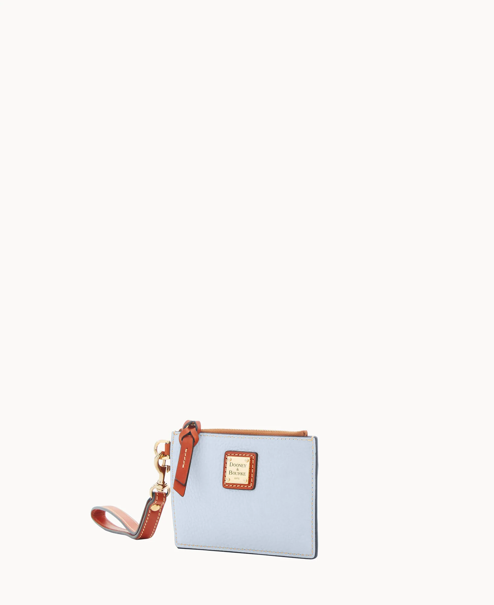 Pebble Grain Zip Top Card Case Wristlet - Image 109