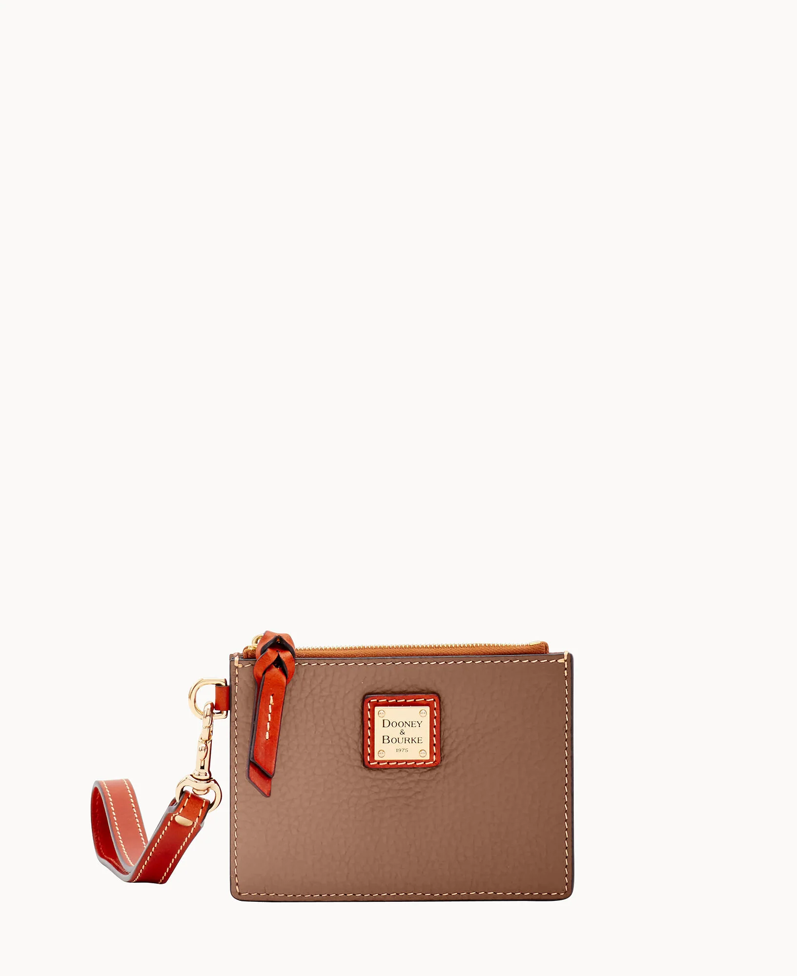 Pebble Grain Zip Top Card Case Wristlet - Image 121