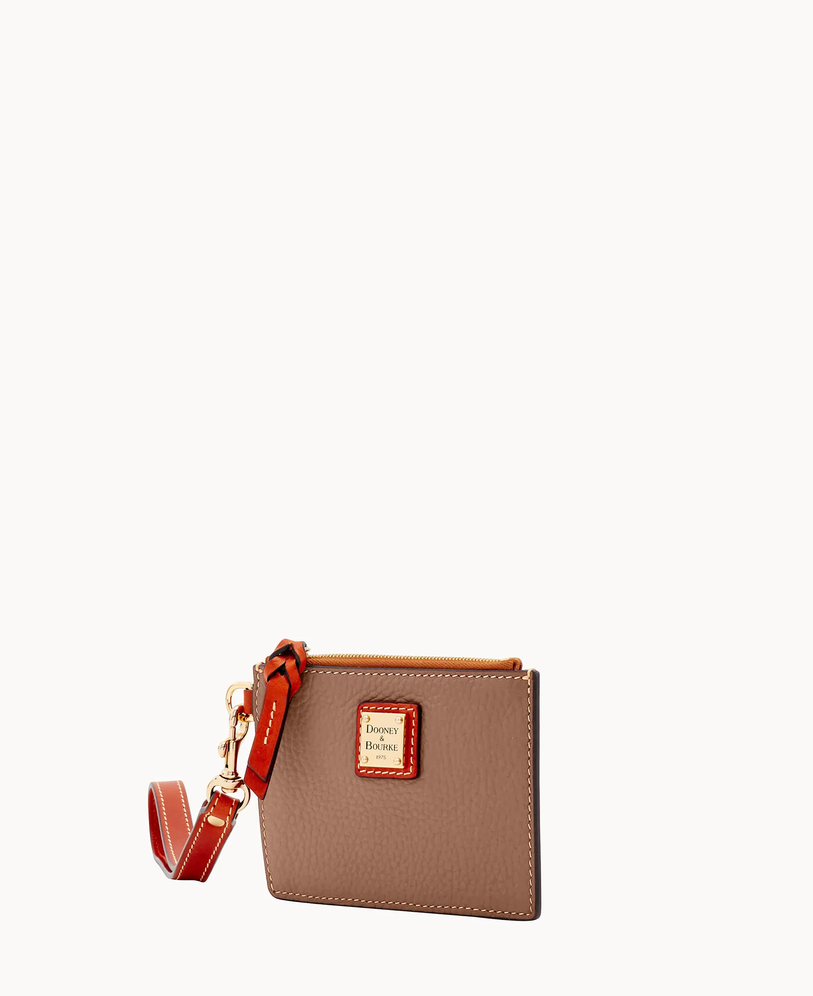 Pebble Grain Zip Top Card Case Wristlet - Image 122