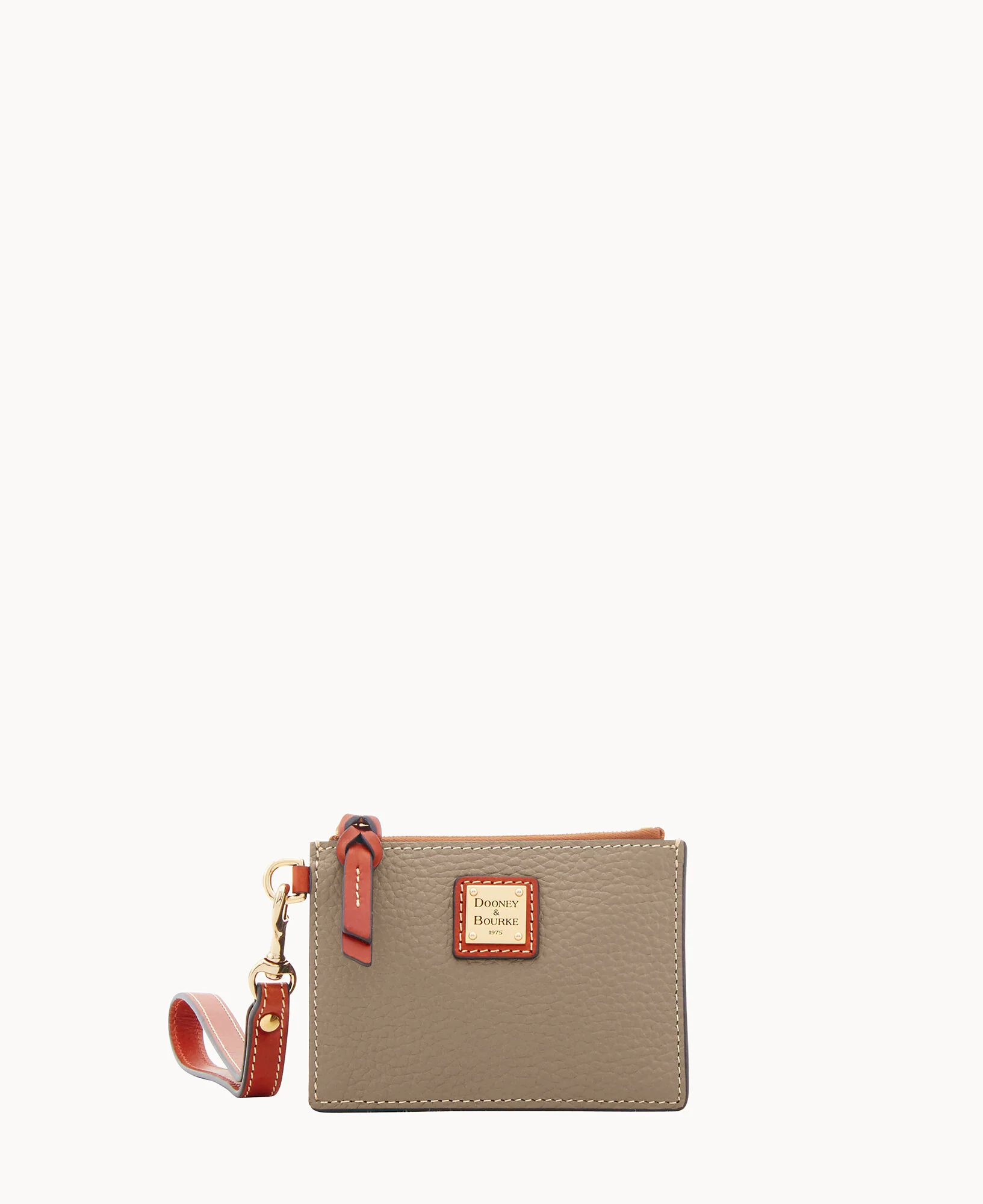 Pebble Grain Zip Top Card Case Wristlet - Image 133