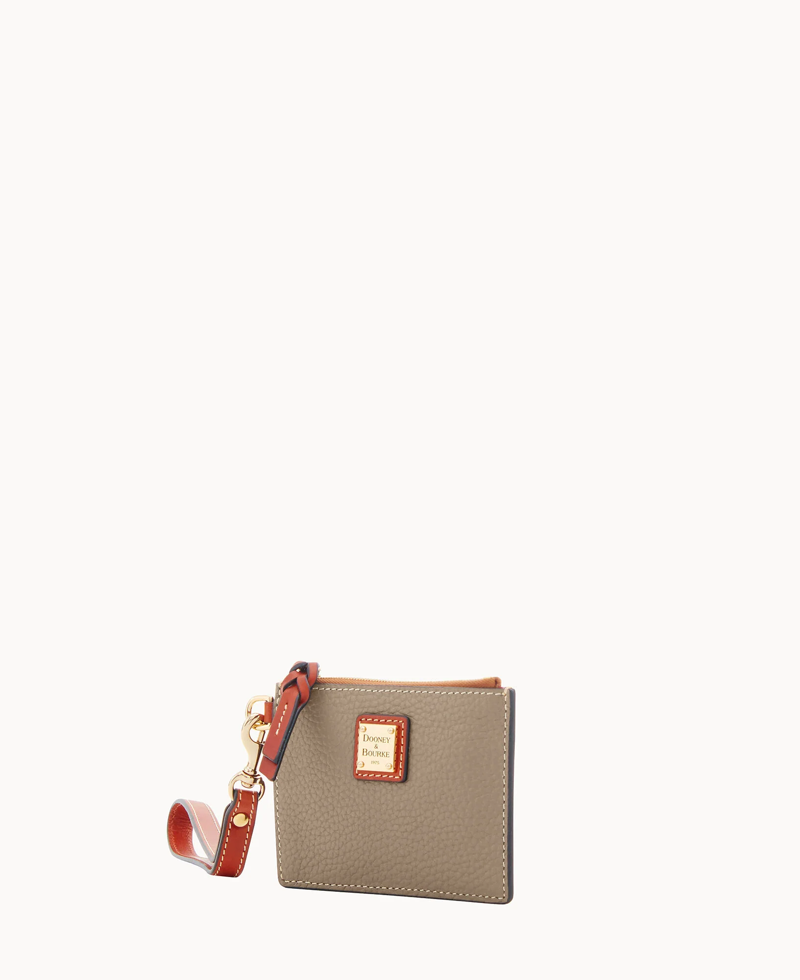 Pebble Grain Zip Top Card Case Wristlet - Image 134