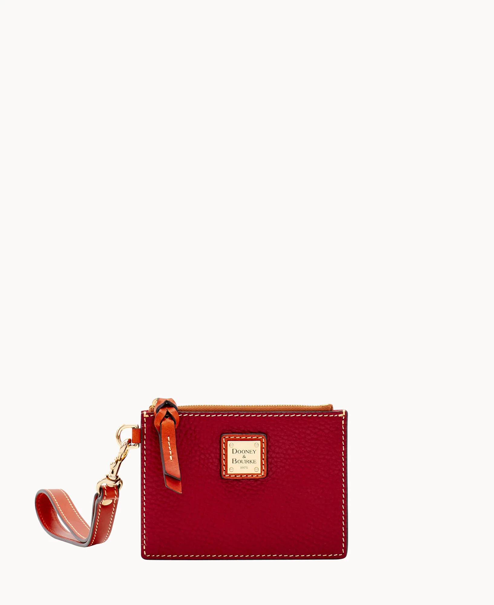 Pebble Grain Zip Top Card Case Wristlet - Image 141