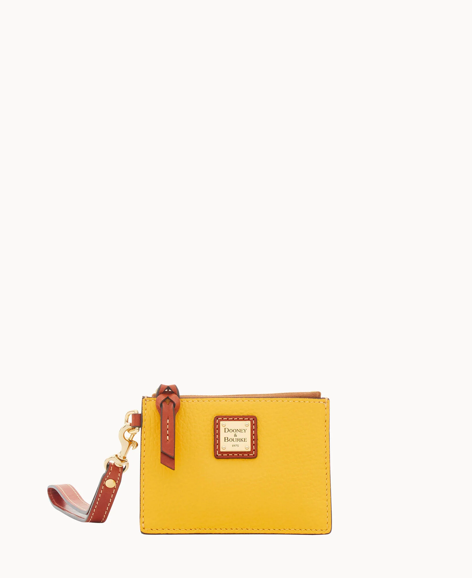 Pebble Grain Zip Top Card Case Wristlet - Image 149