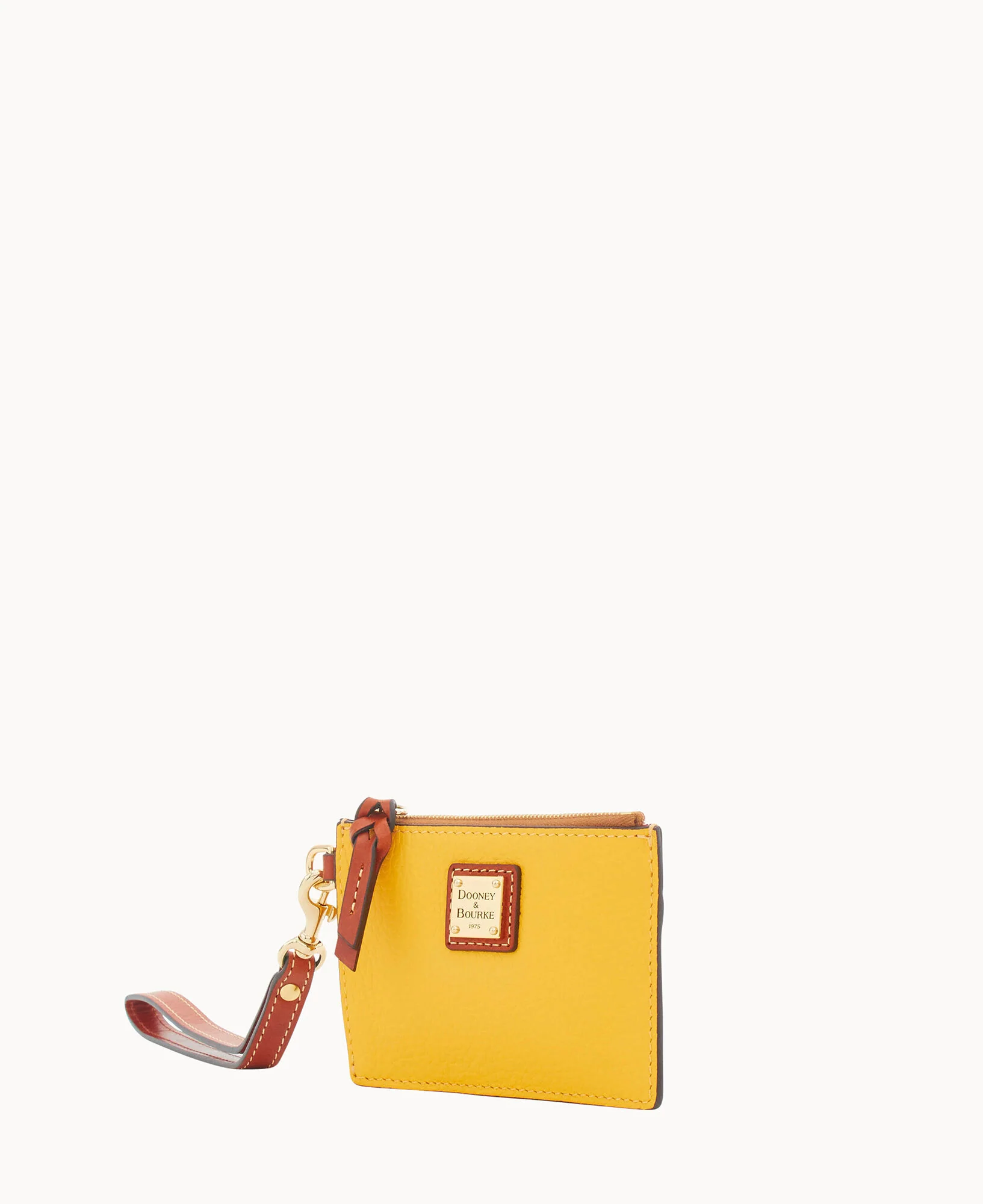 Pebble Grain Zip Top Card Case Wristlet - Image 150