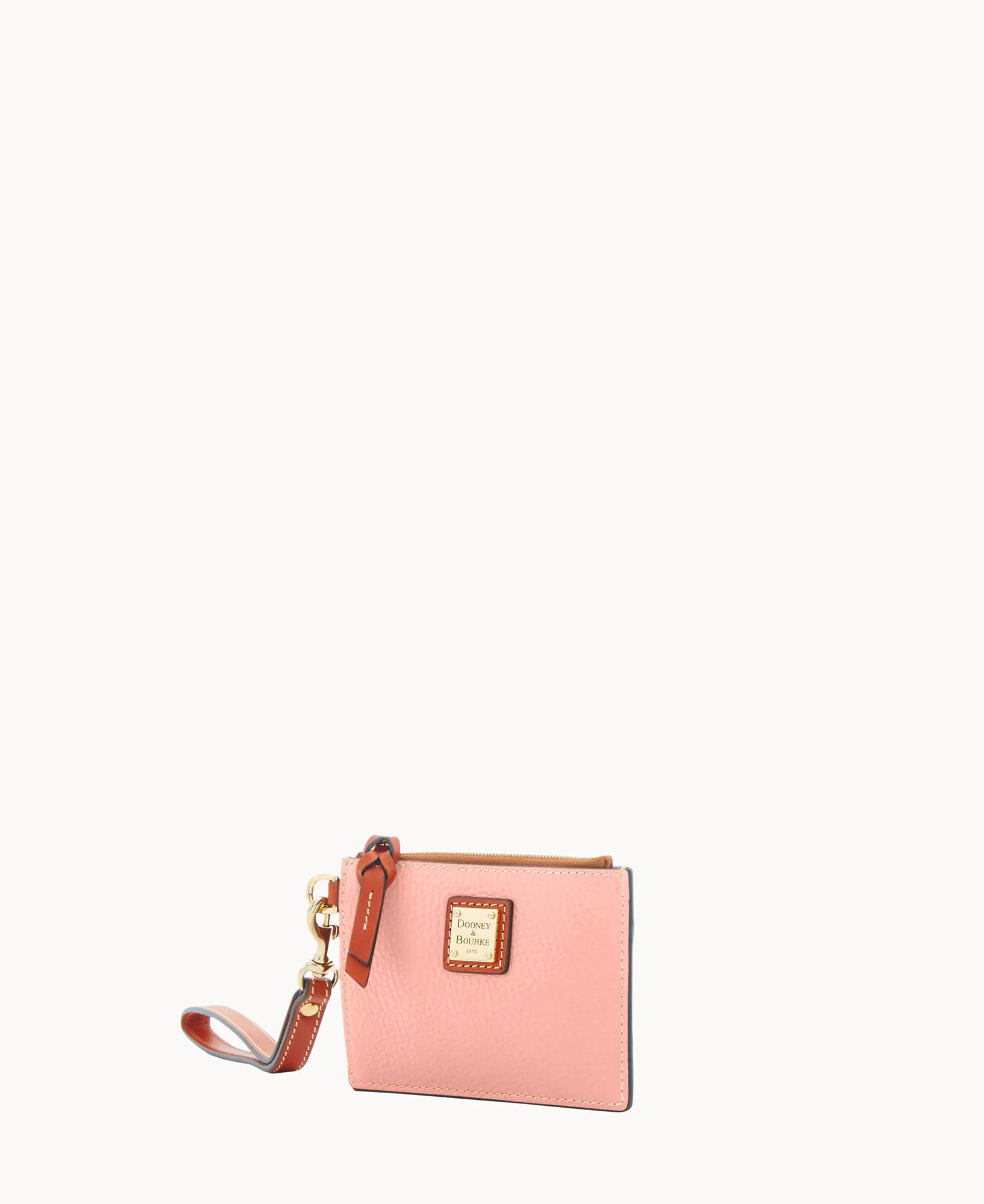 Pebble Grain Zip Top Card Case Wristlet - Image 154