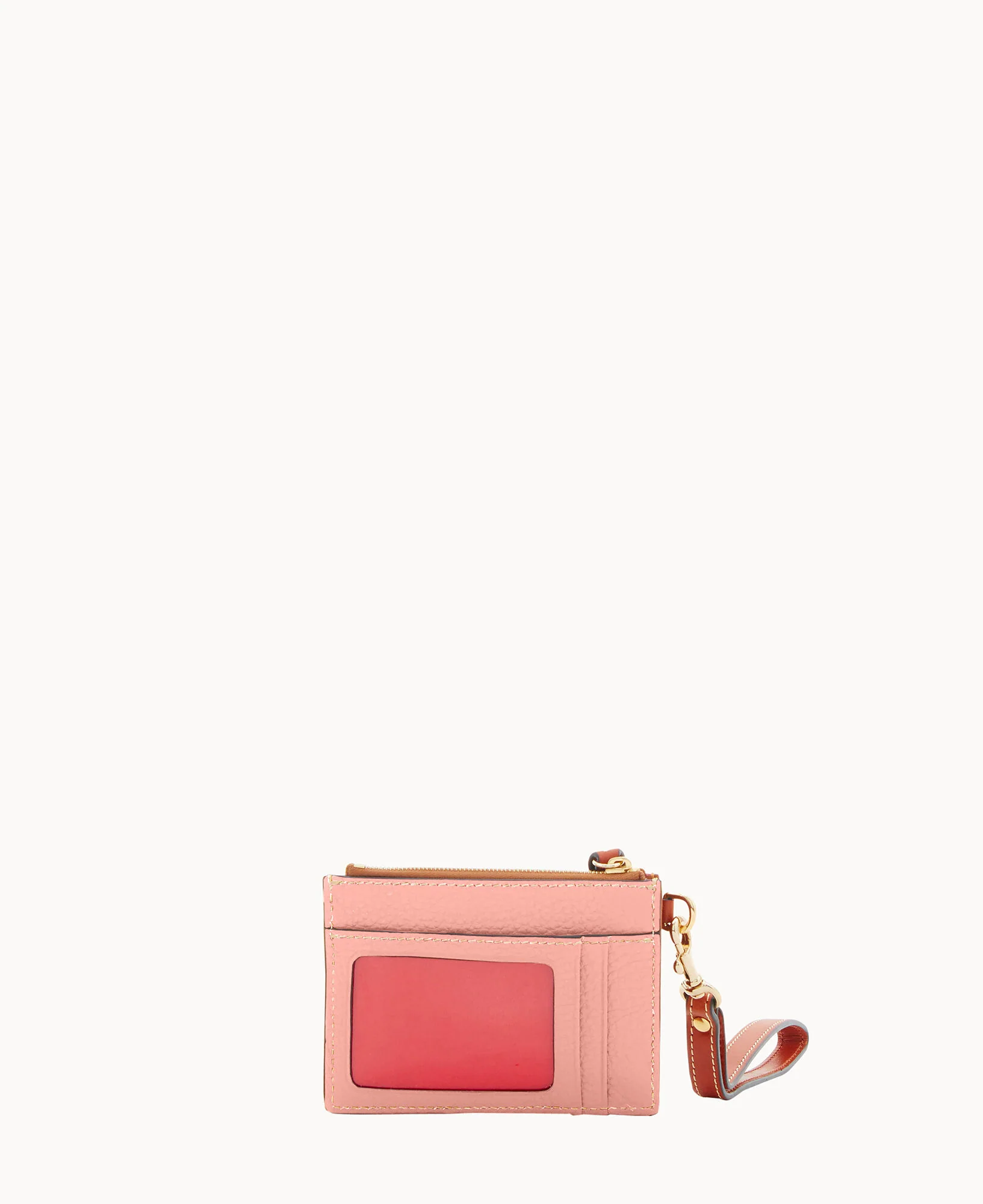 Pebble Grain Zip Top Card Case Wristlet - Image 156