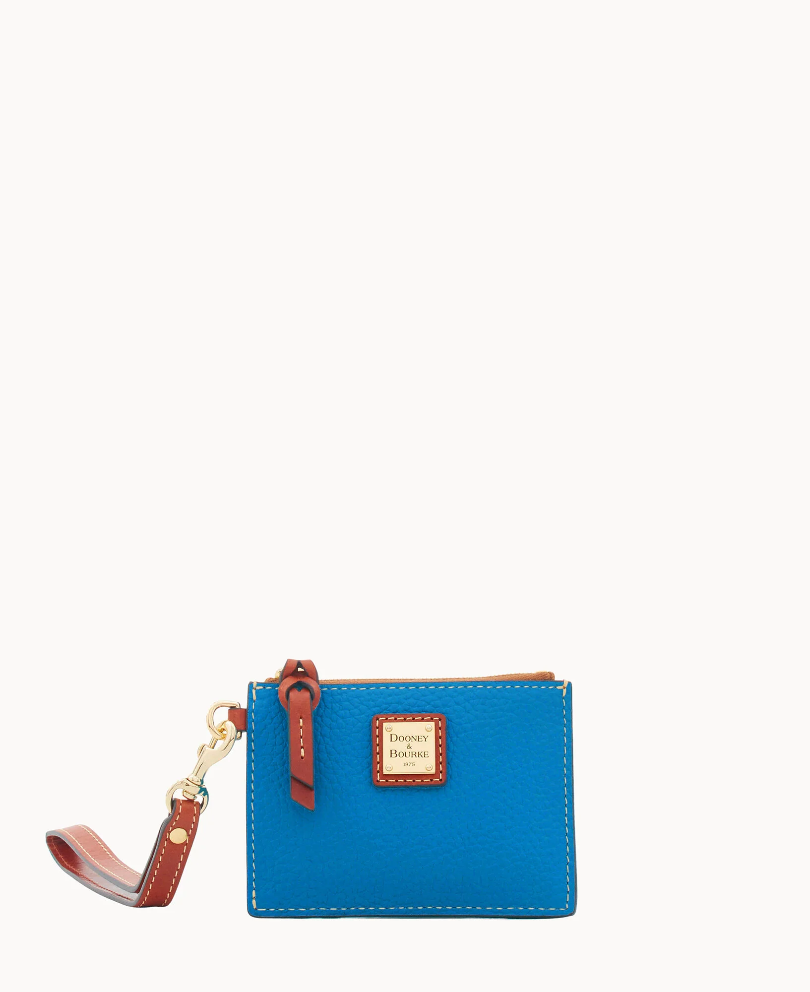 Pebble Grain Zip Top Card Case Wristlet - Image 157