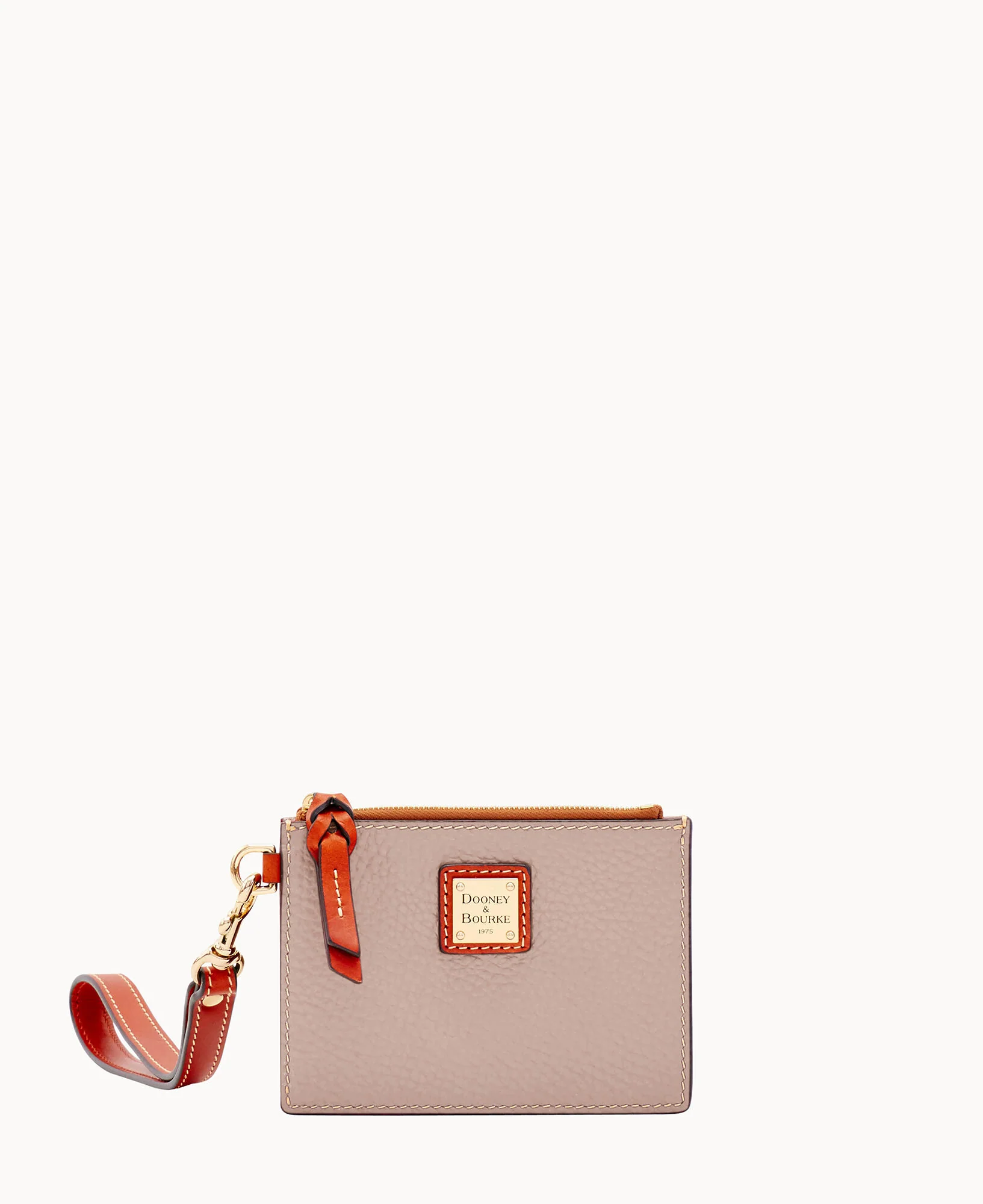 Pebble Grain Zip Top Card Case Wristlet - Image 73