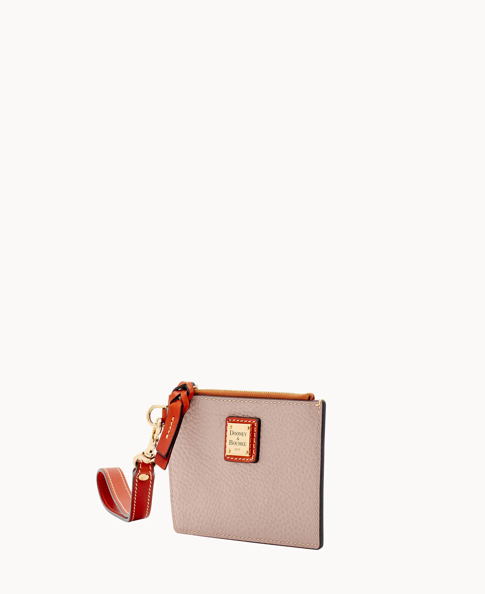 Pebble Grain Zip Top Card Case Wristlet - Image 74