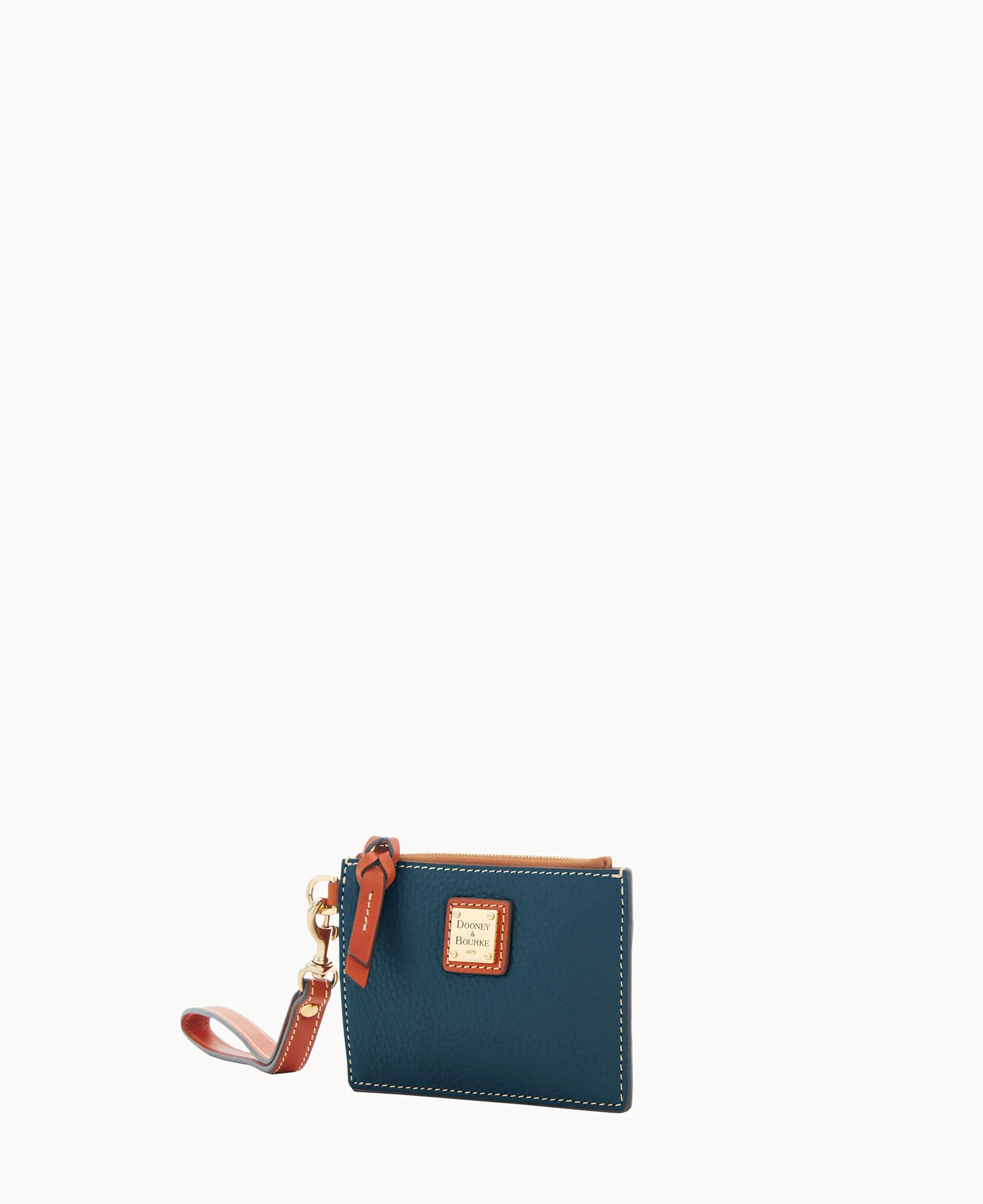 Pebble Grain Zip Top Card Case Wristlet - Image 82