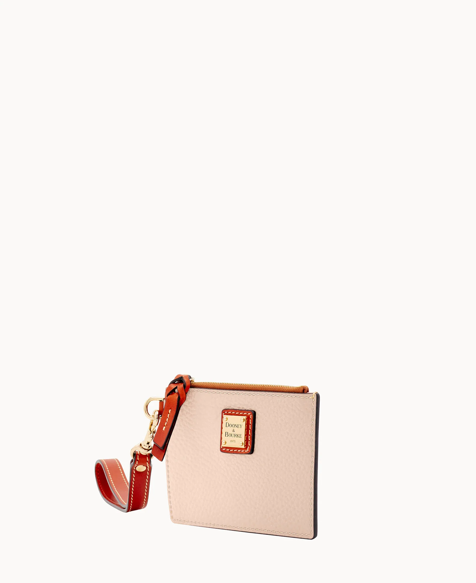 Pebble Grain Zip Top Card Case Wristlet - Image 93