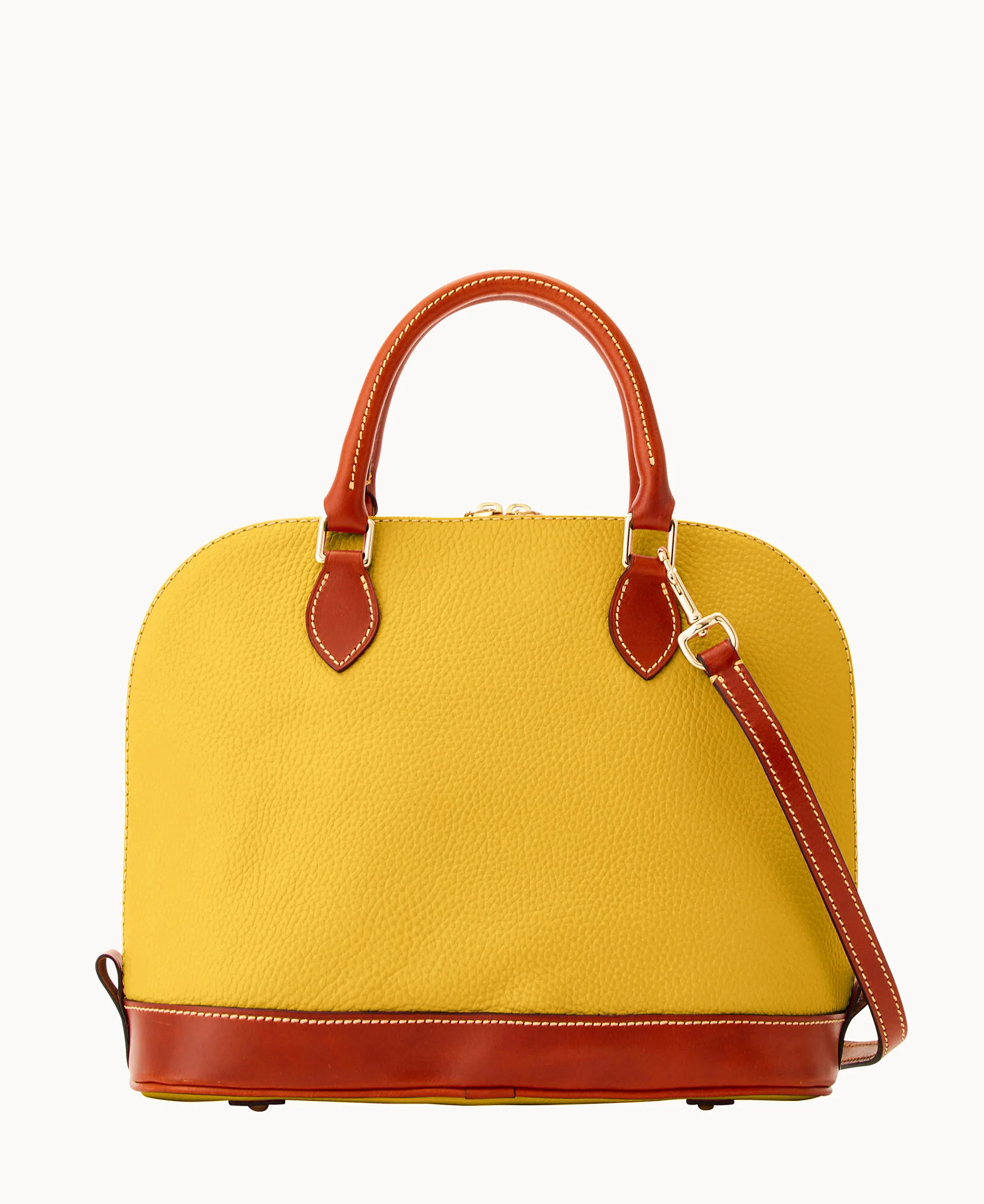 Pebble Grain Zip Zip Satchel - Image 107