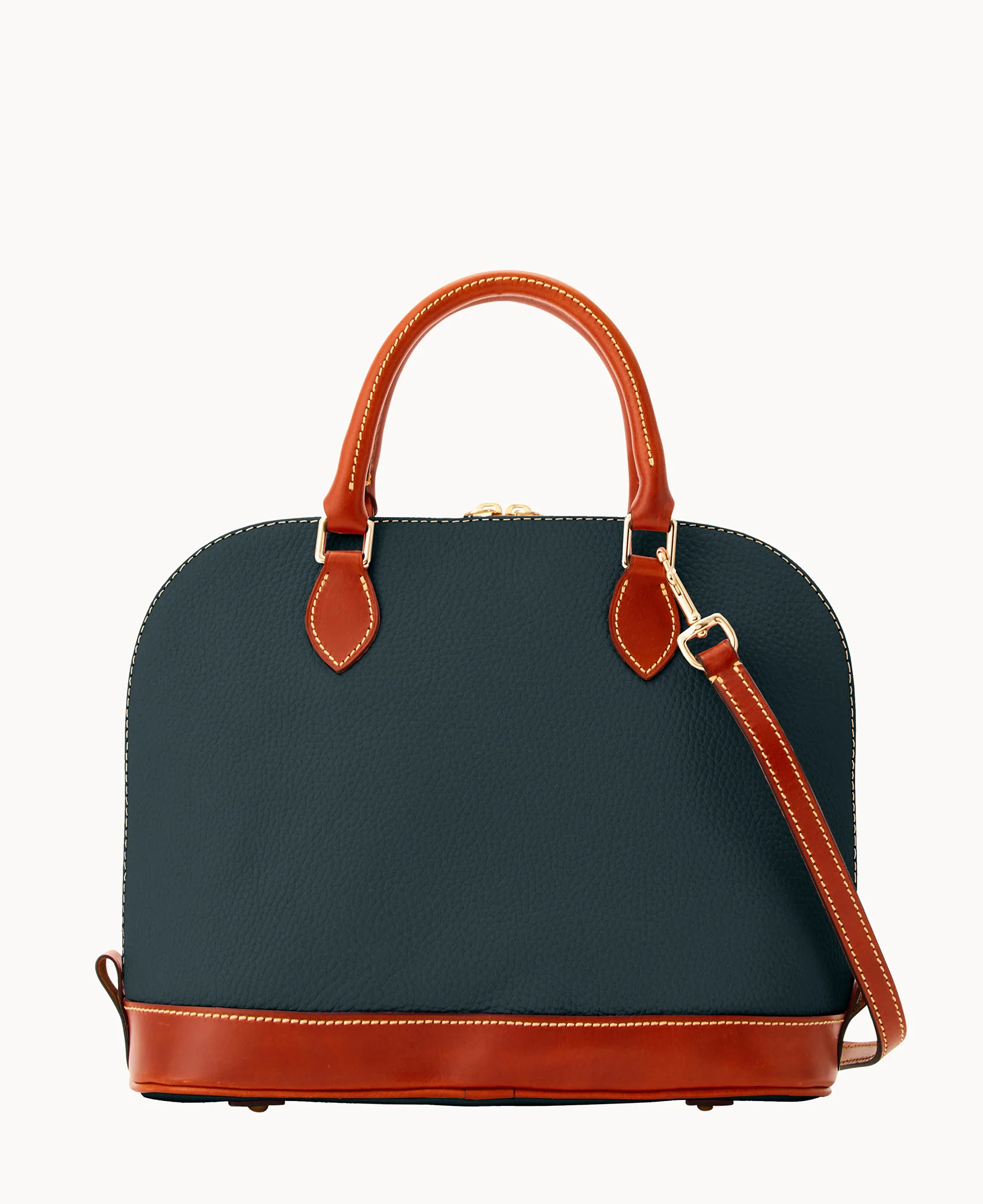 Pebble Grain Zip Zip Satchel - Image 117