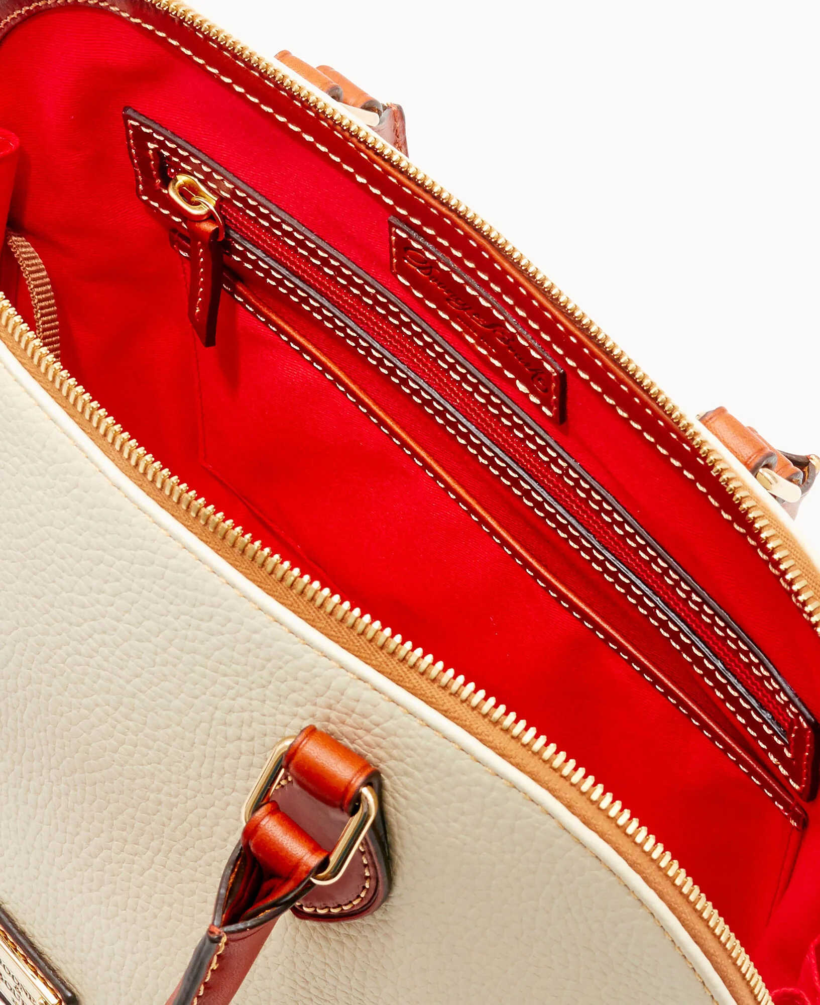 Pebble Grain Zip Zip Satchel - Image 18