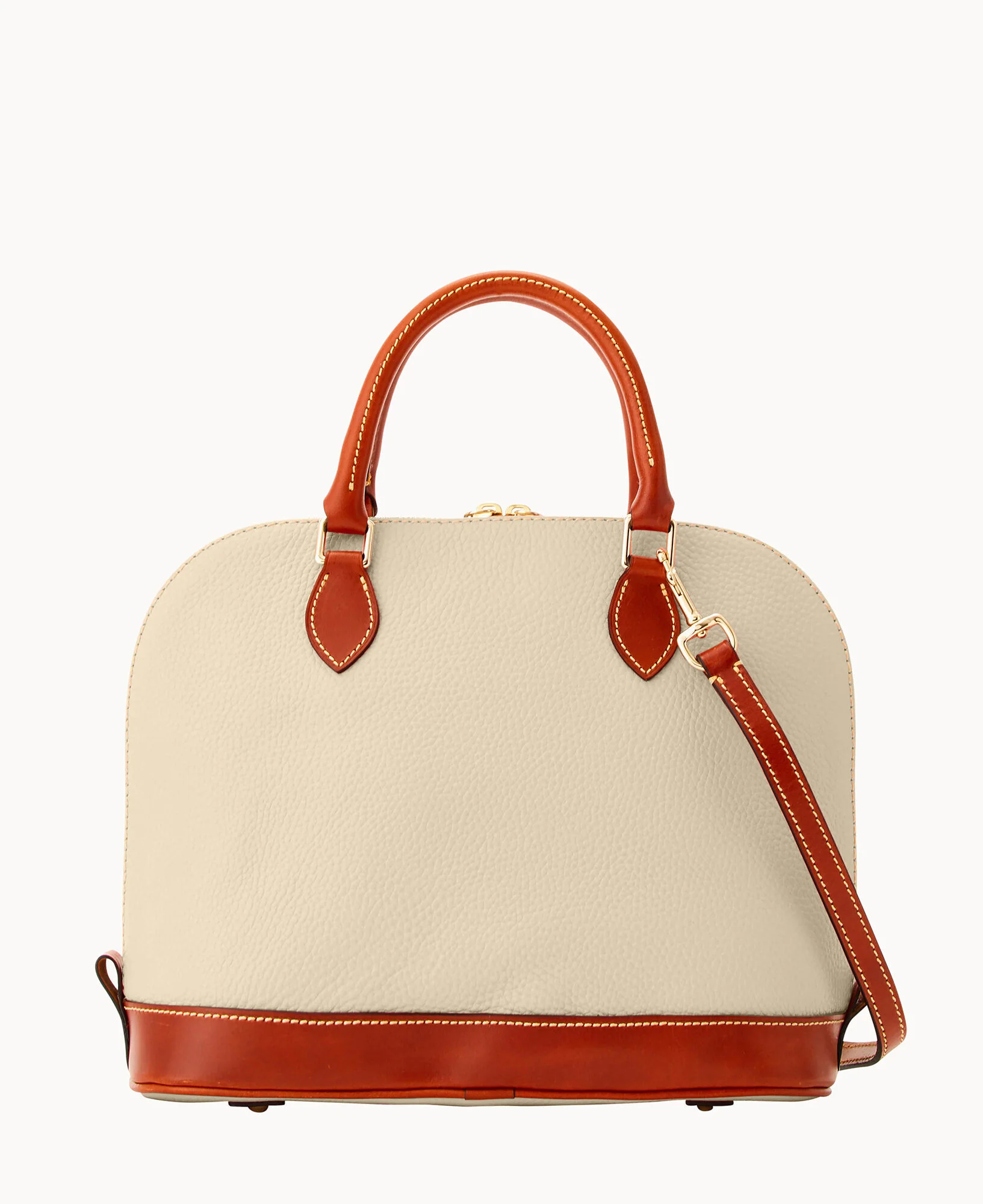 Pebble Grain Zip Zip Satchel - Image 19