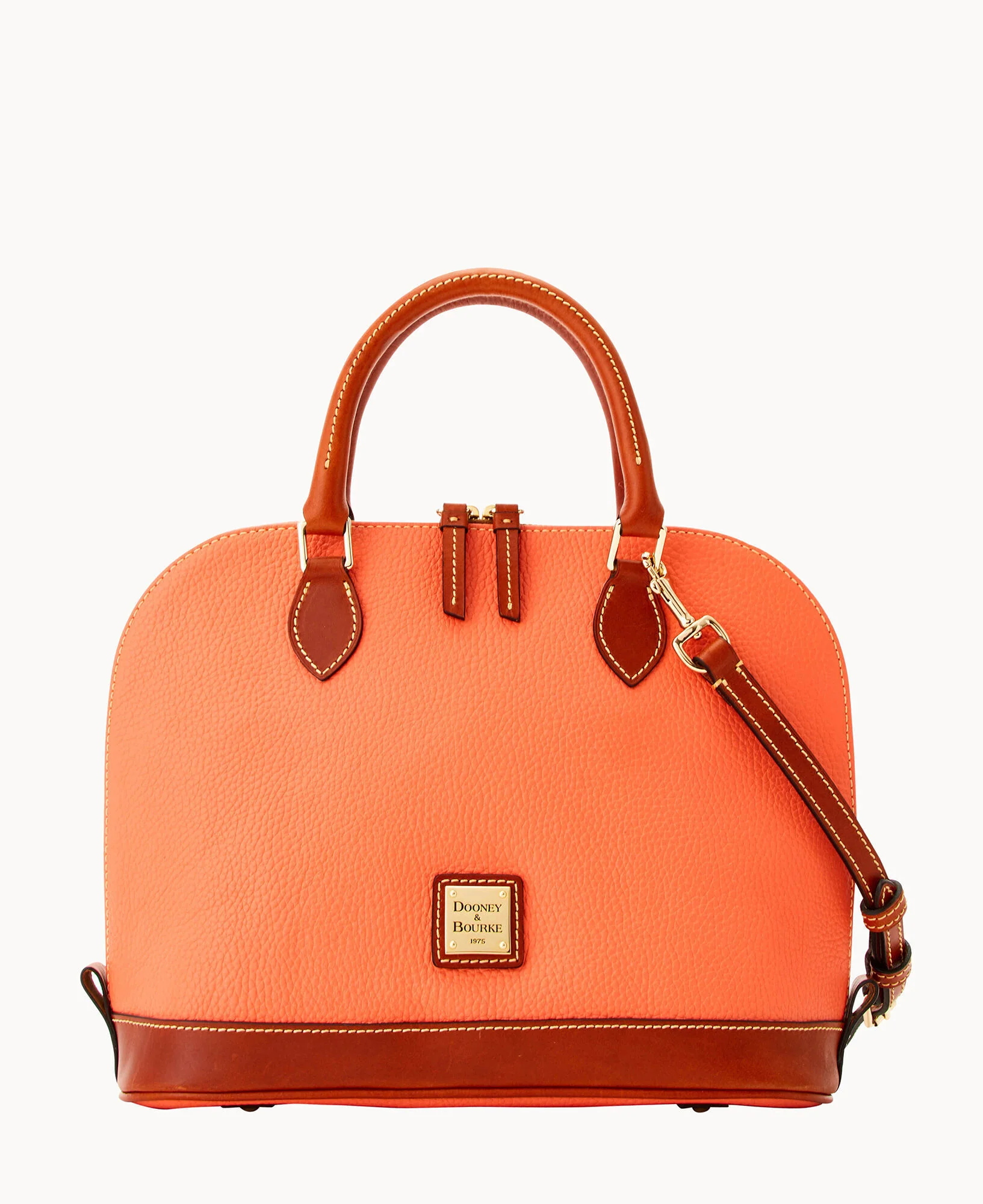 Pebble Grain Zip Zip Satchel - Image 31