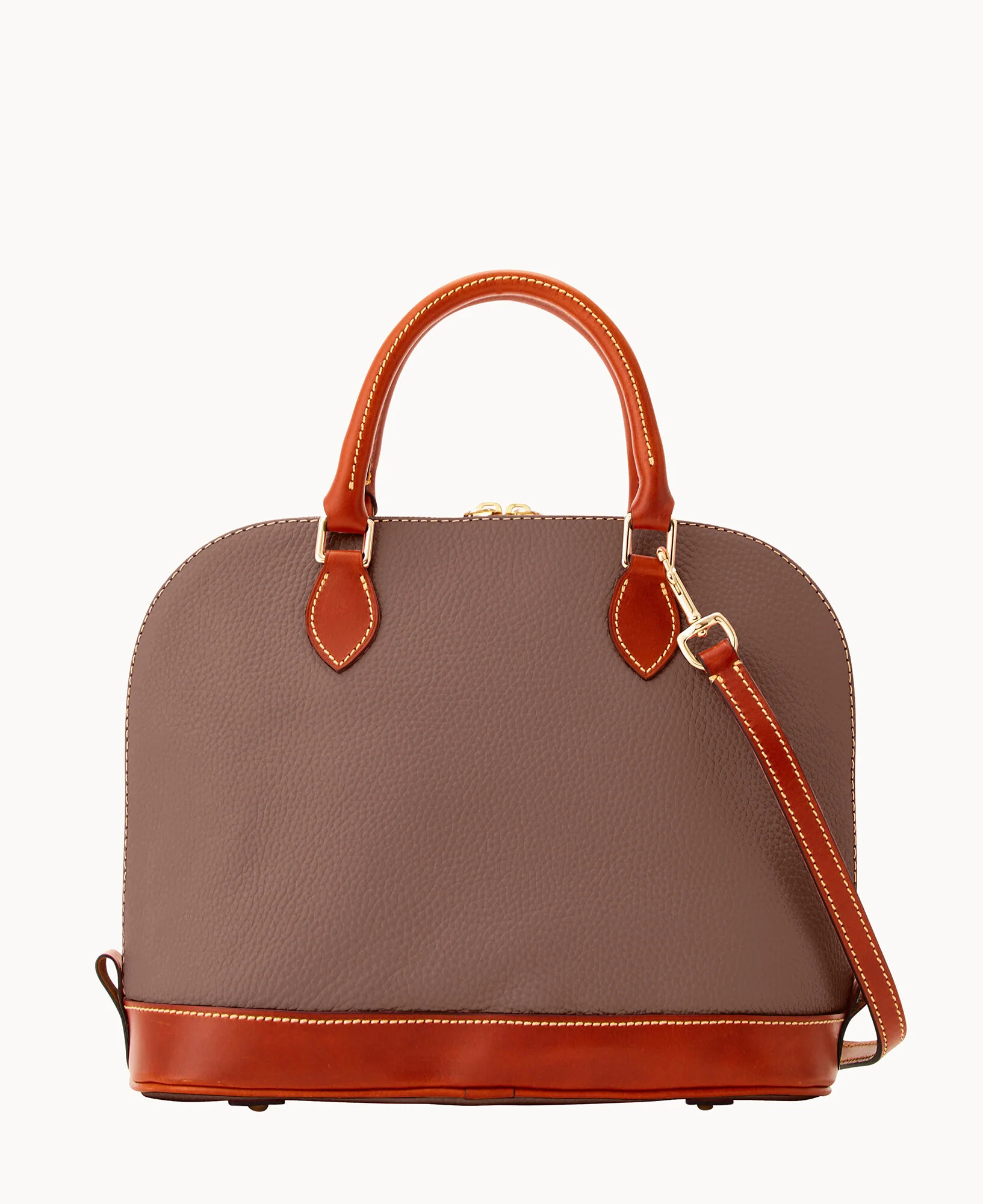 Pebble Grain Zip Zip Satchel - Image 39