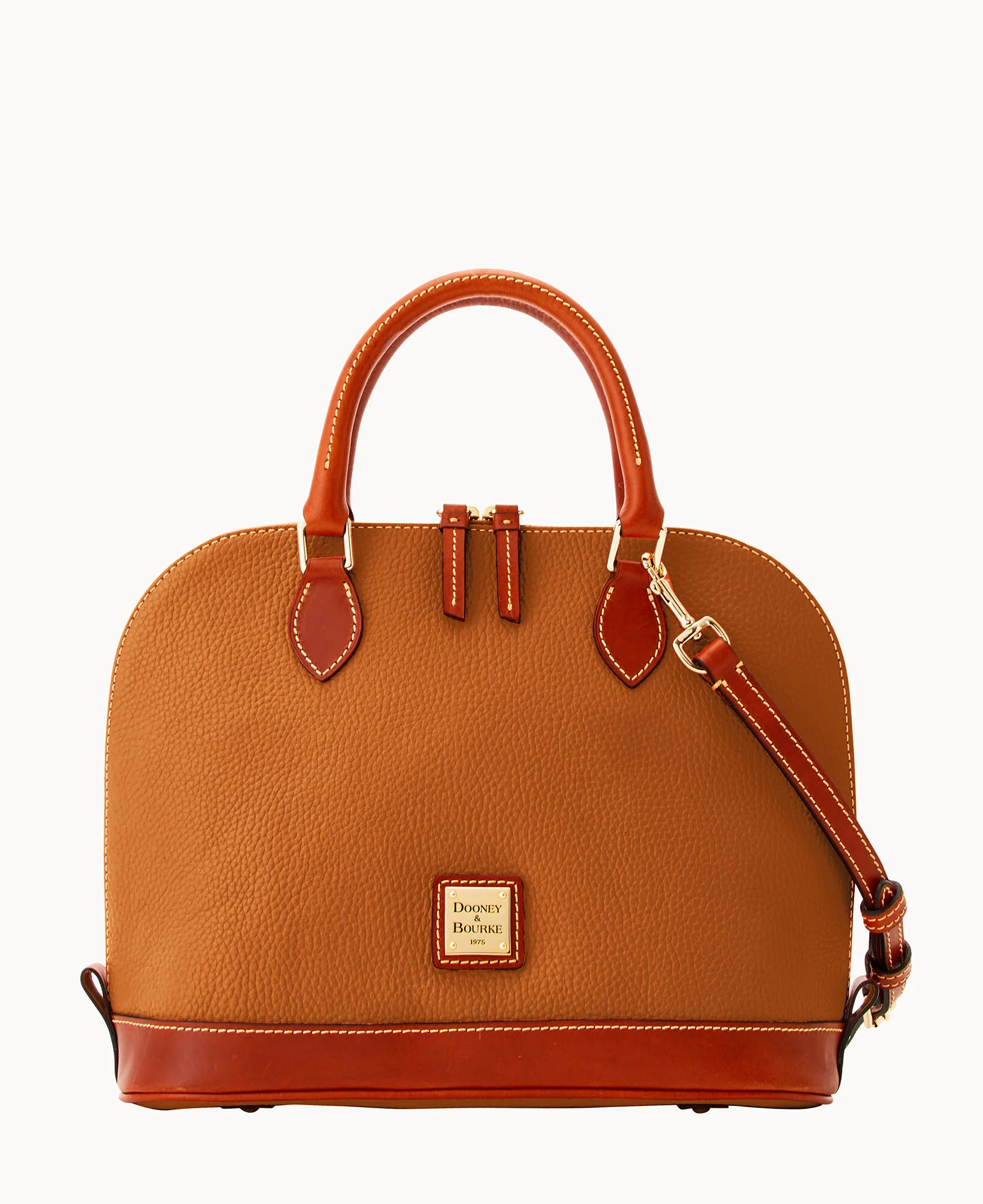 Pebble Grain Zip Zip Satchel - Image 41